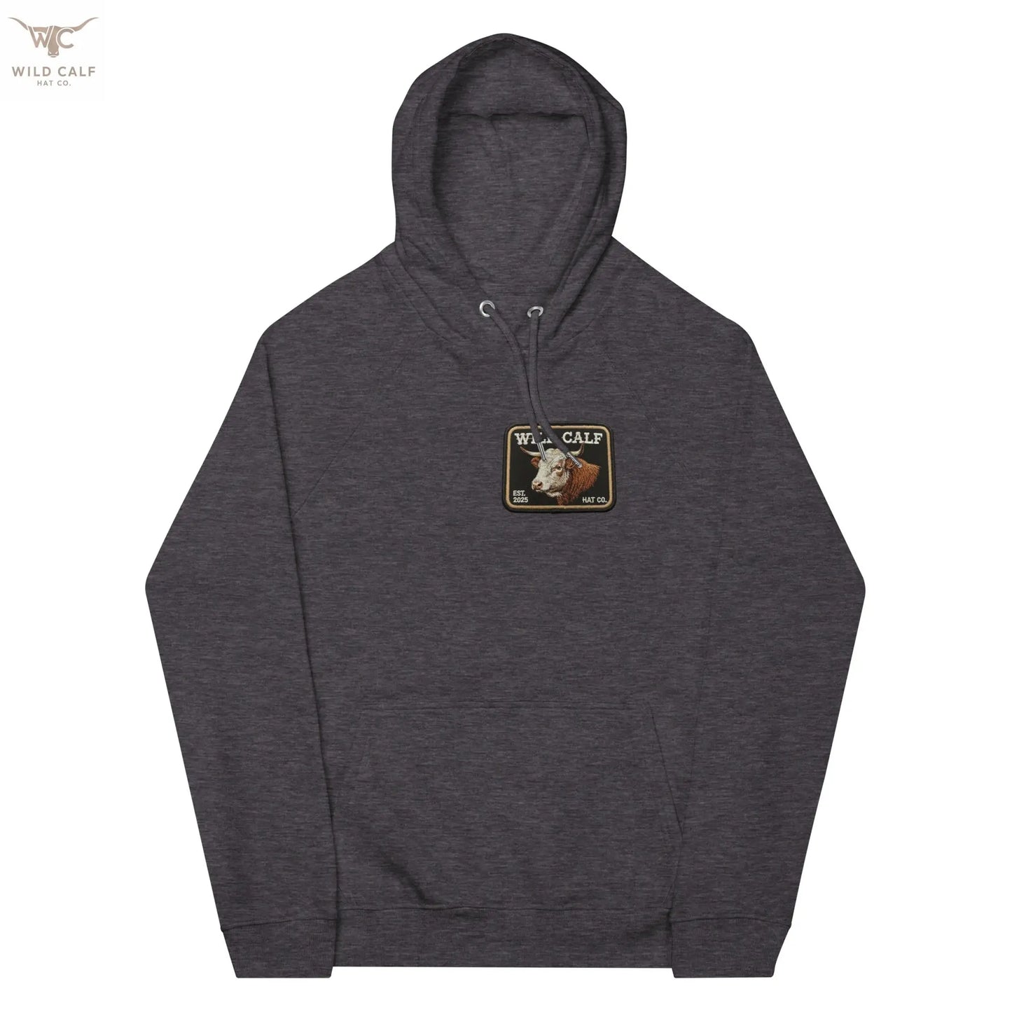 Unisex Wild Calf emblem Hoodie - Wild Calf Hat Company