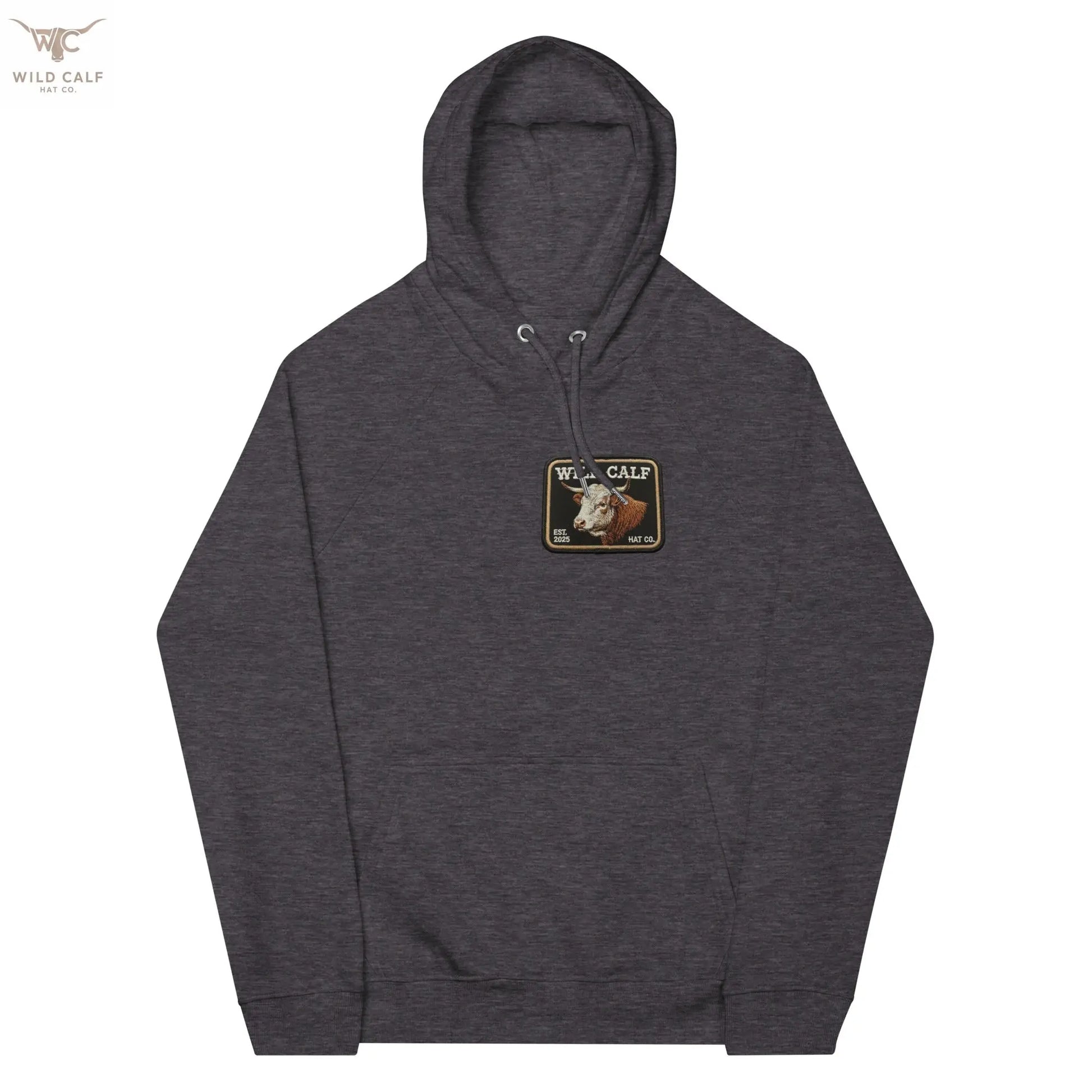 Unisex Wild Calf emblem Hoodie - Wild Calf Hat Company