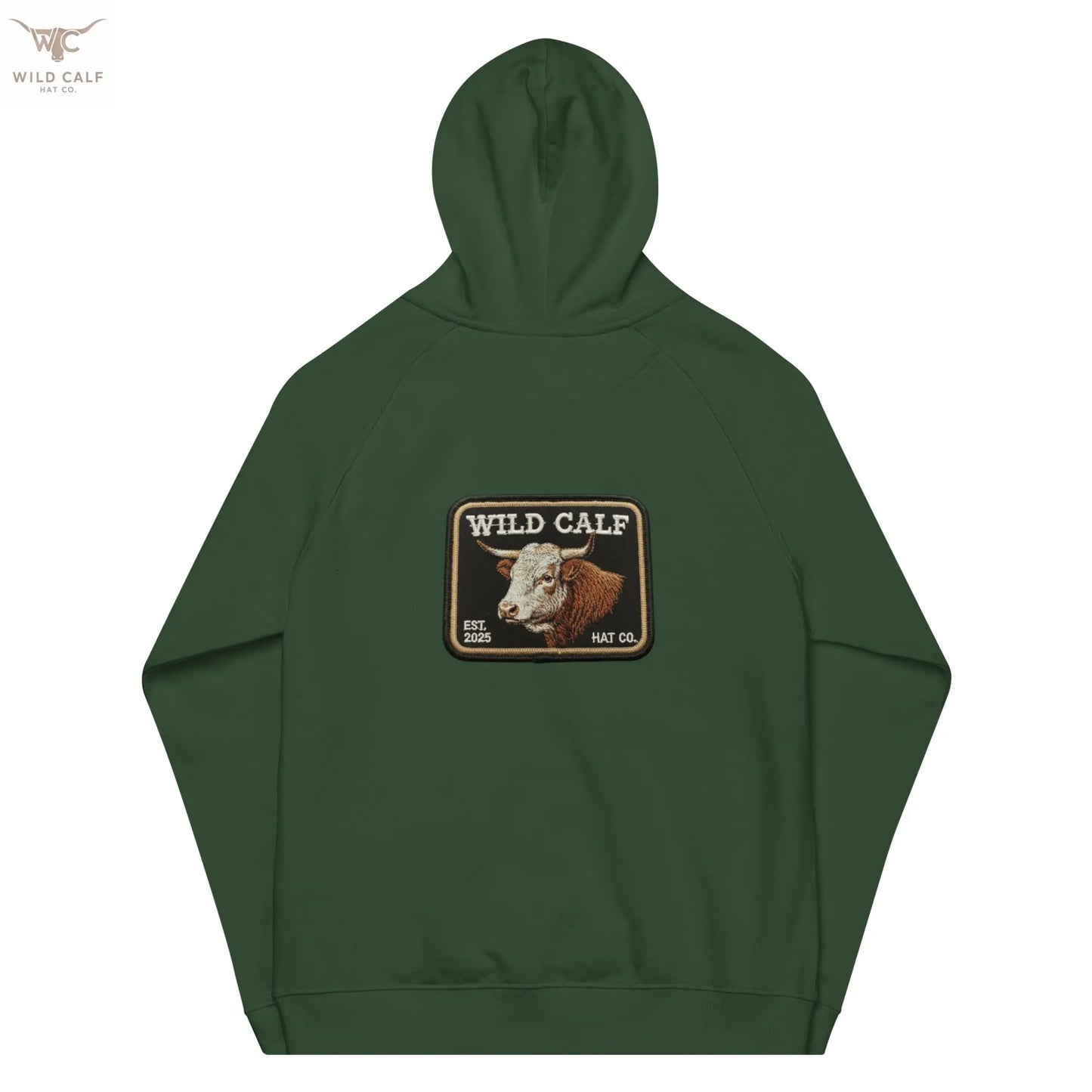 Unisex Wild Calf emblem Hoodie - Wild Calf Hat Company