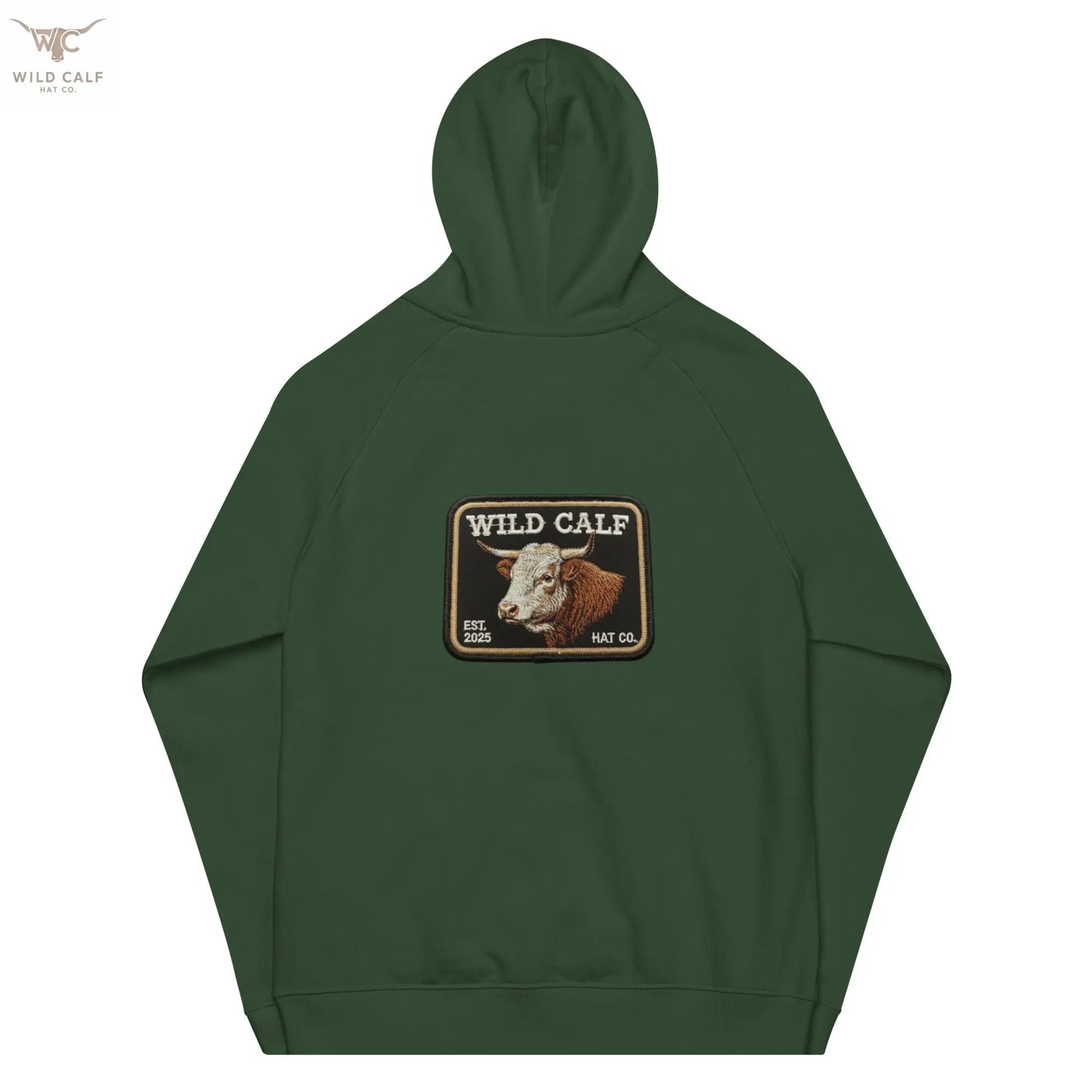 Unisex Wild Calf emblem Hoodie - Wild Calf Hat Company