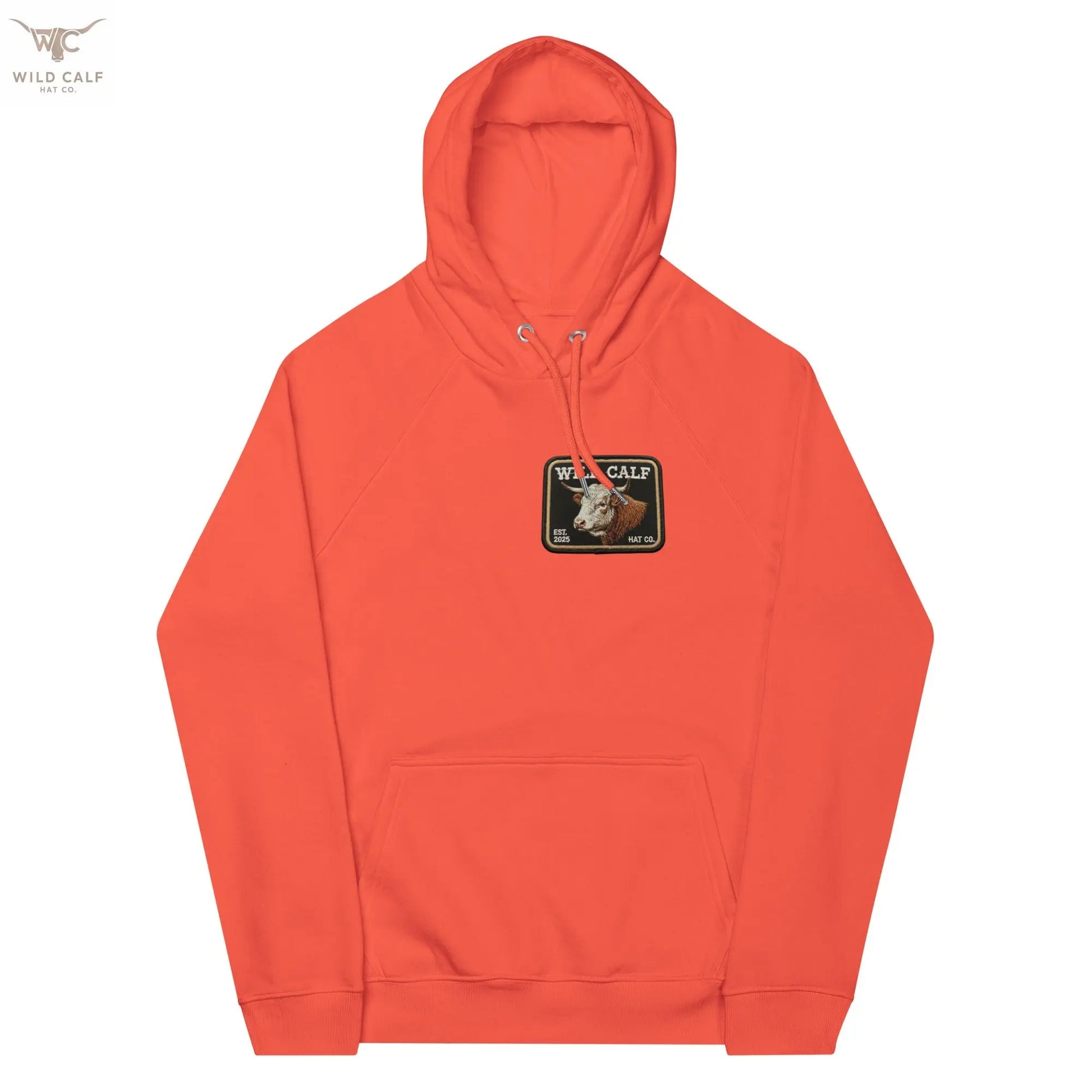 Unisex Wild Calf emblem Hoodie - Wild Calf Hat Company