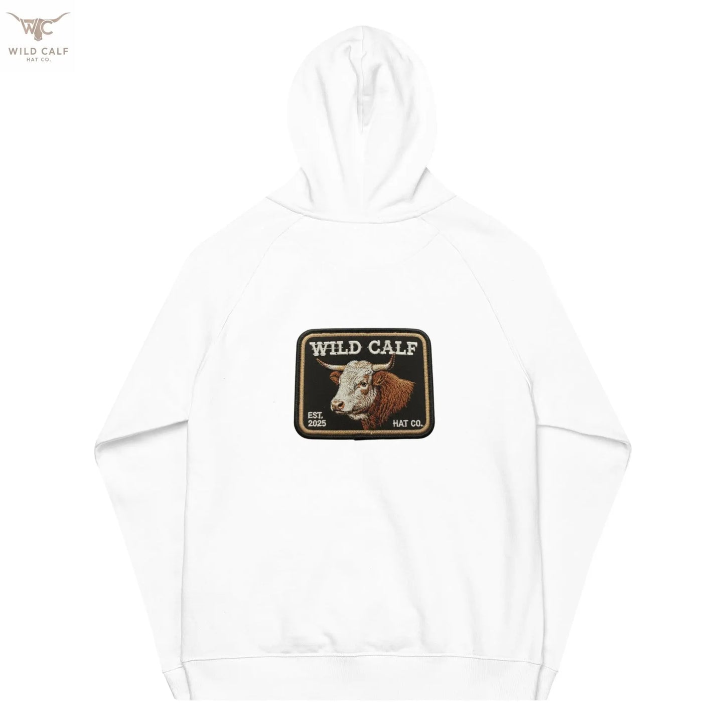 Unisex Wild Calf emblem Hoodie - Wild Calf Hat Company
