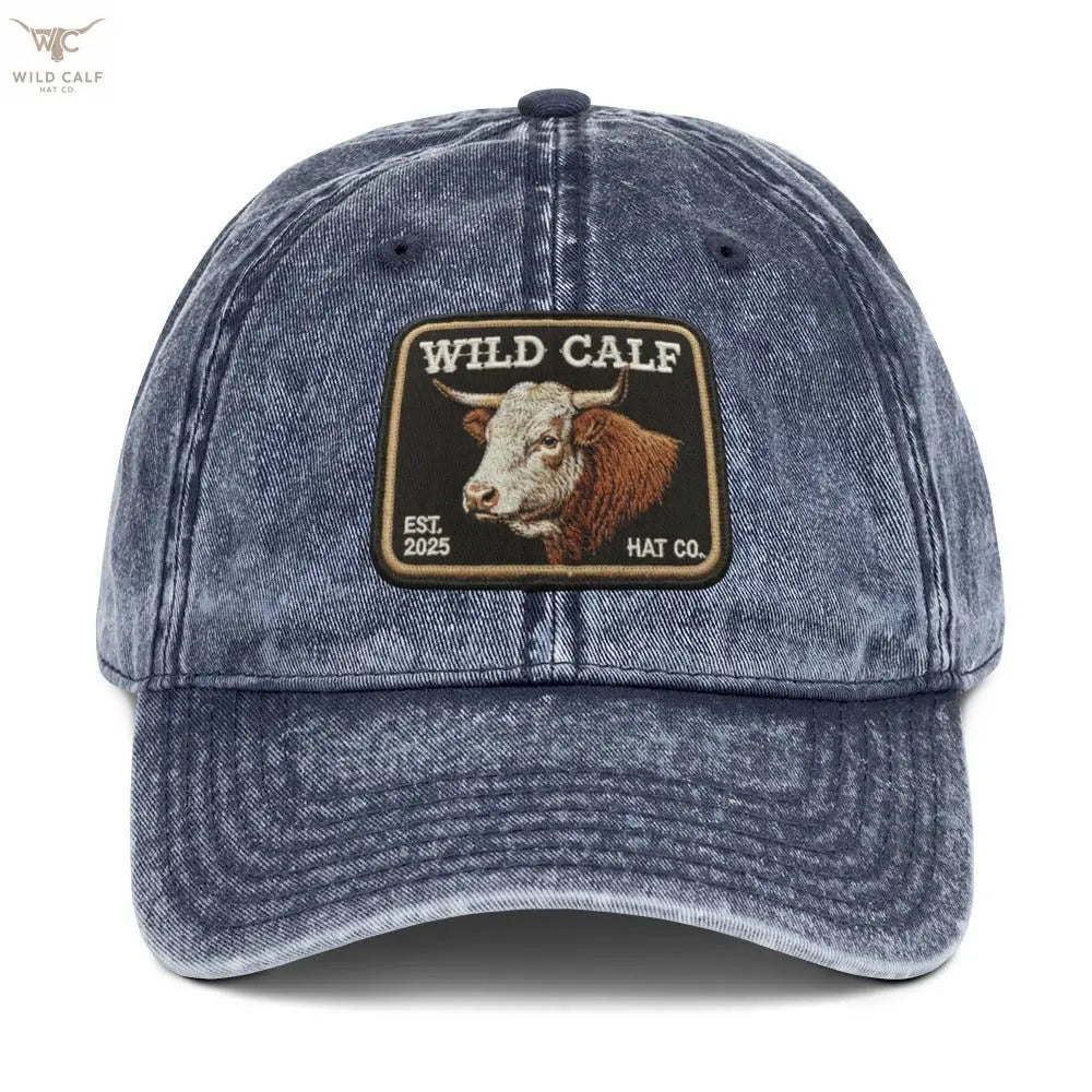 Vintage Cotton Twill Cap - Wild Calf Hat Company