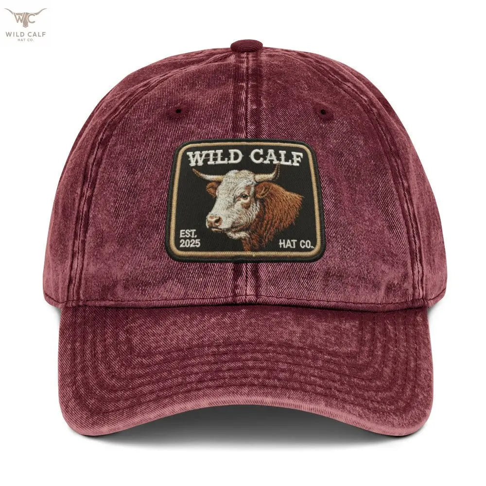 Vintage Cotton Twill Cap - Wild Calf Hat Company