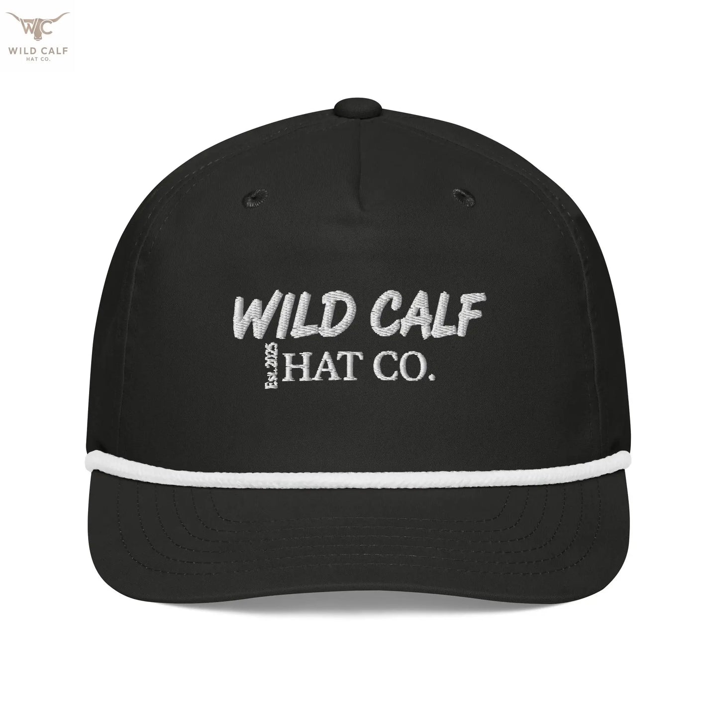 White Signature Golf rope cap - Wild Calf Hat Company