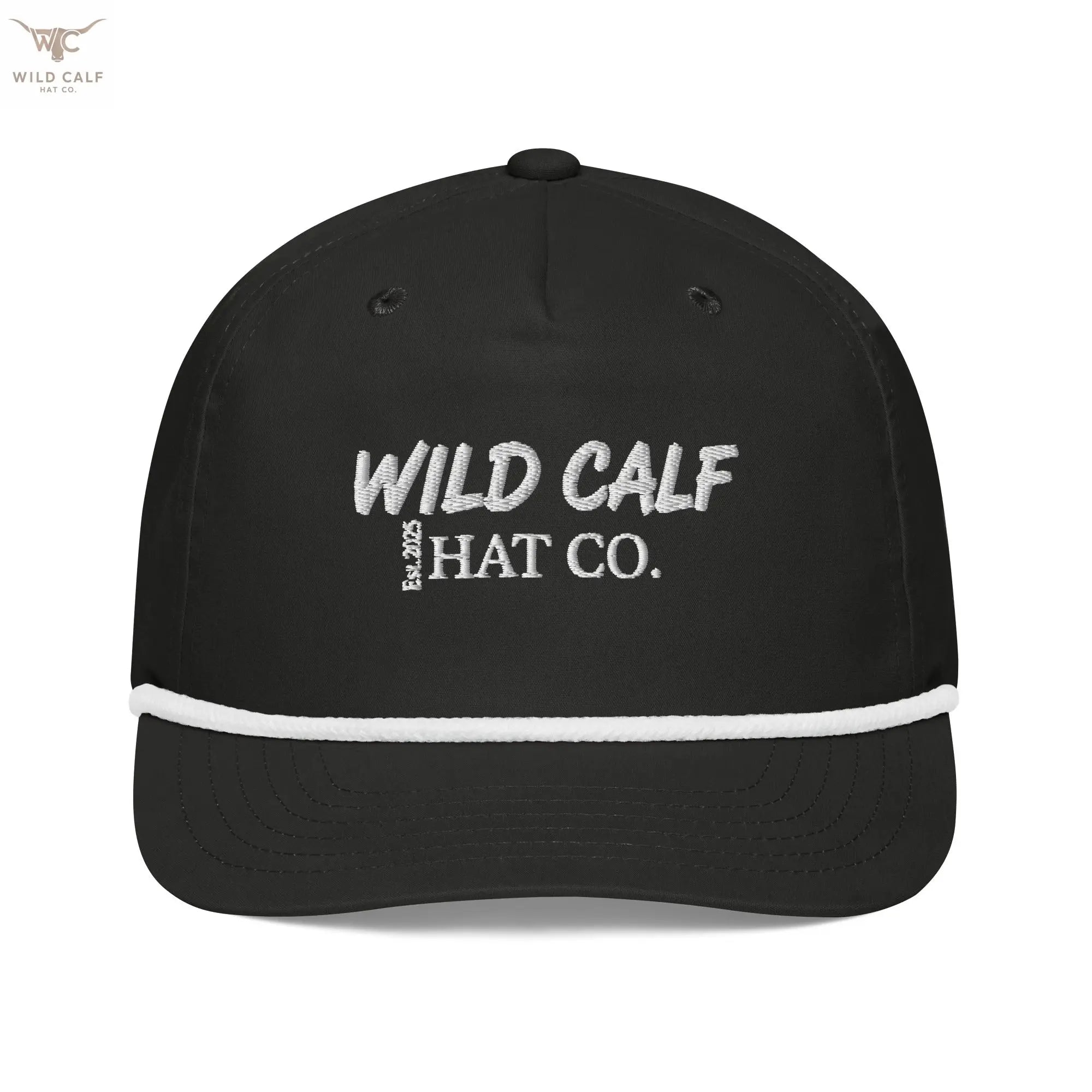 White Signature Golf rope cap - Wild Calf Hat Company