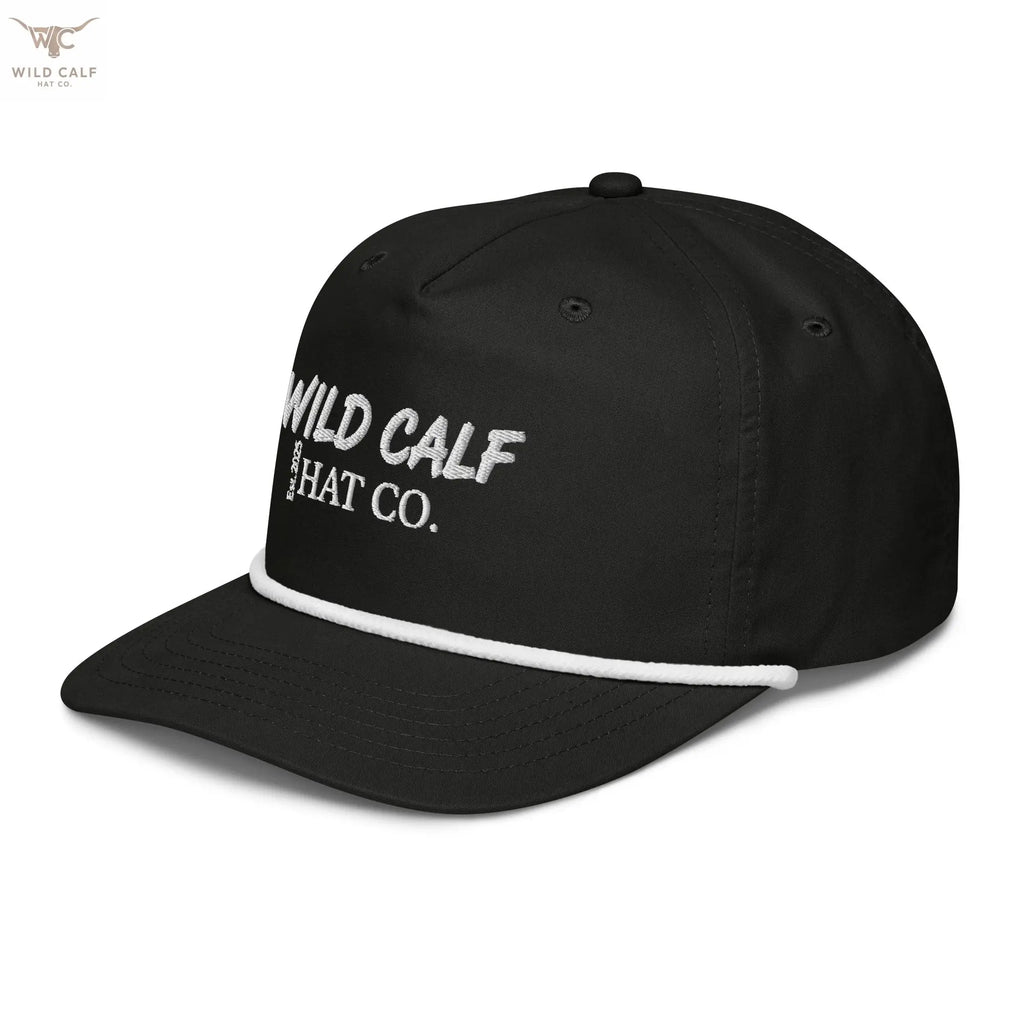 White Signature Golf rope cap - Wild Calf Hat Company