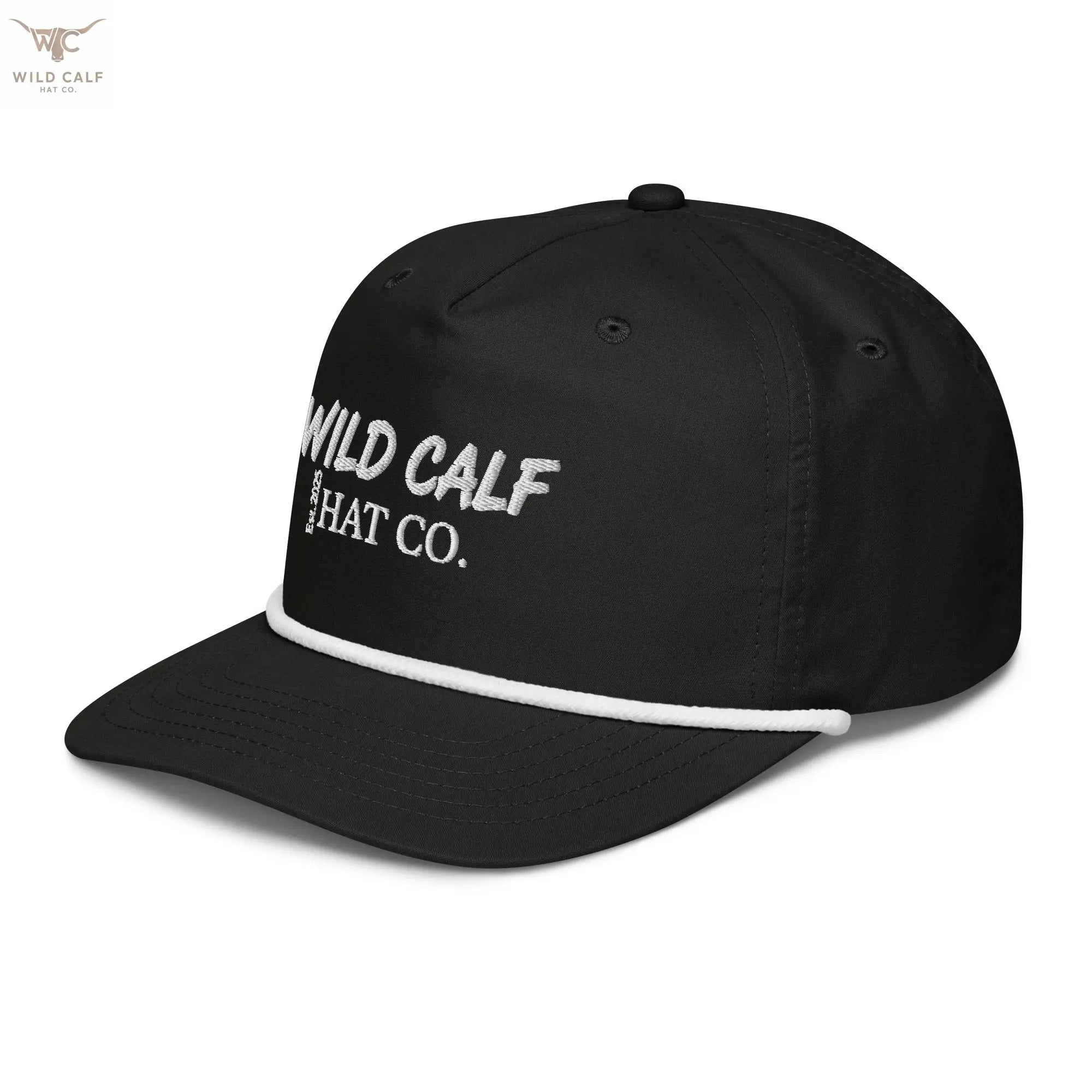 White Signature Golf rope cap - Wild Calf Hat Company