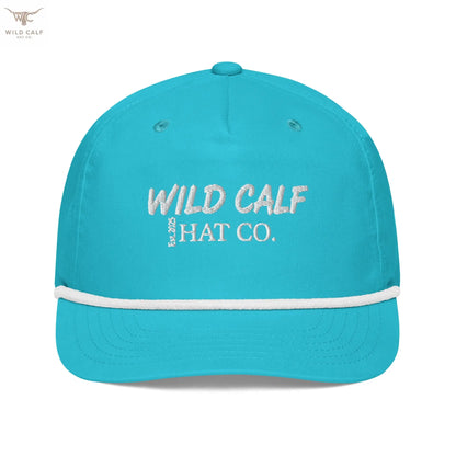 White Signature Golf rope cap - Wild Calf Hat Company