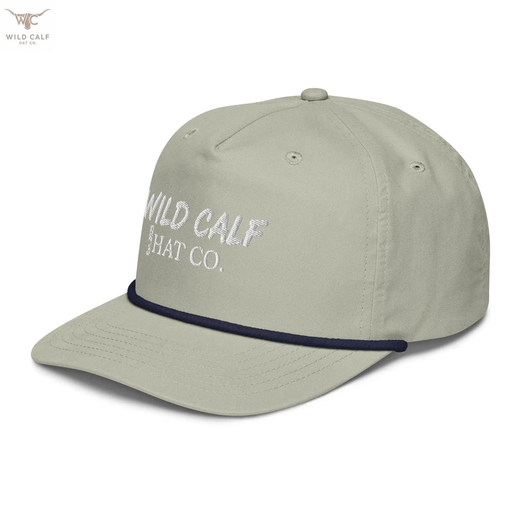 White Signature Golf rope cap - Wild Calf Hat Company