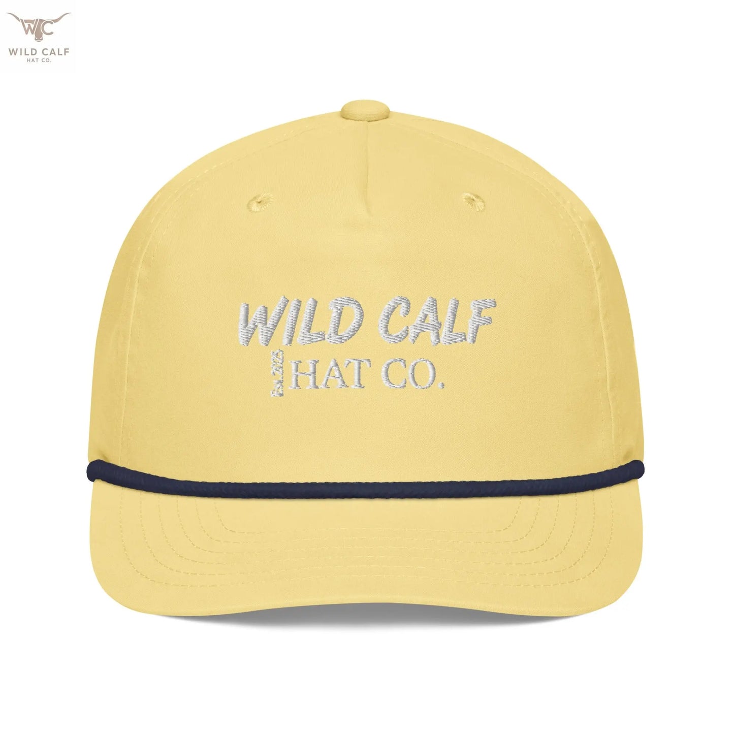 White Signature Golf rope cap - Wild Calf Hat Company