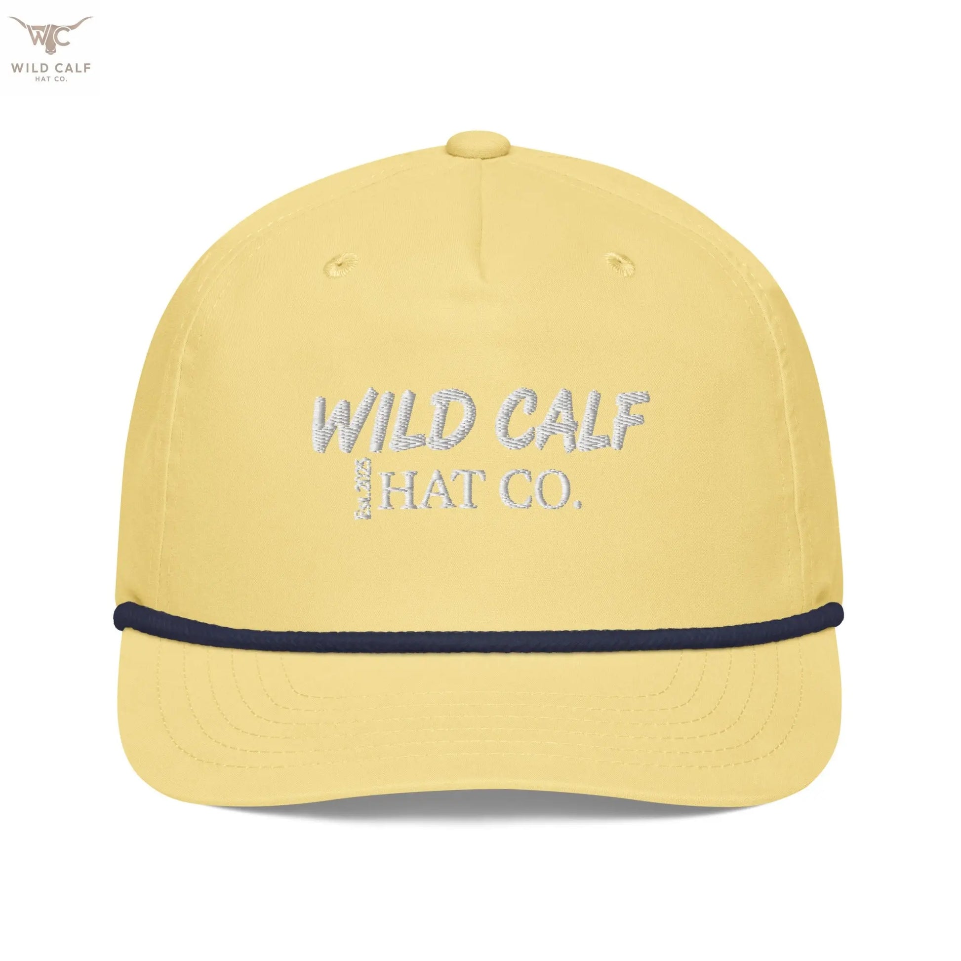 White Signature Golf rope cap - Wild Calf Hat Company