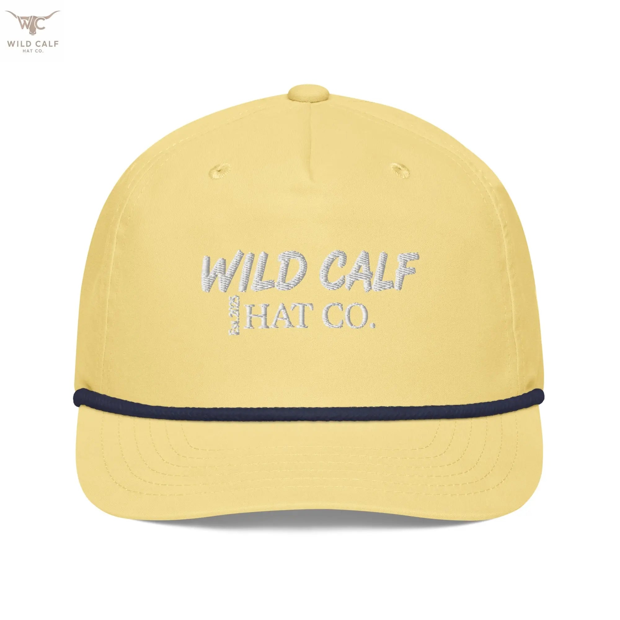 White Signature Golf rope cap - Wild Calf Hat Company