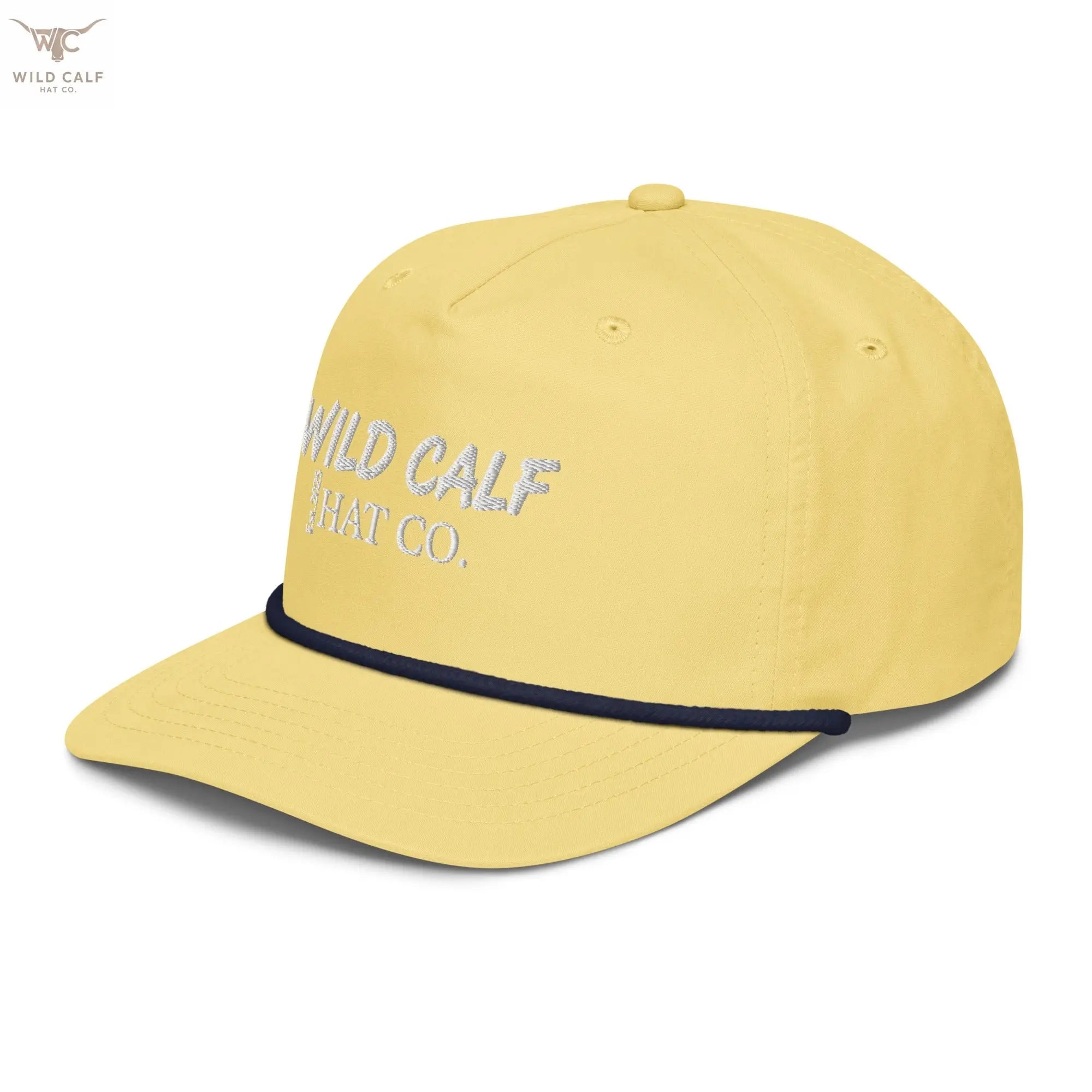 White Signature Golf rope cap - Wild Calf Hat Company