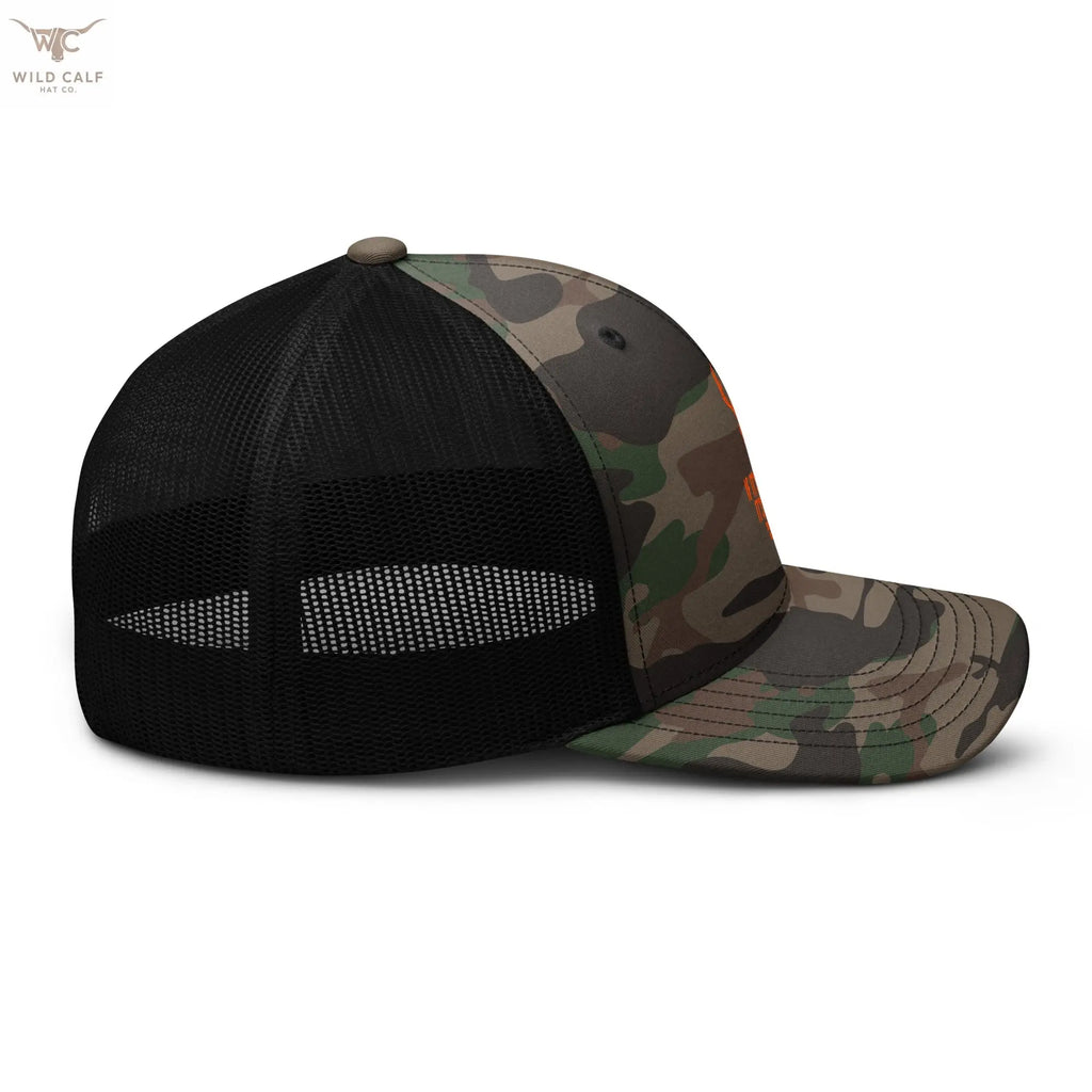 Wild Calf Camouflage trucker hat - Wild Calf Hat Company