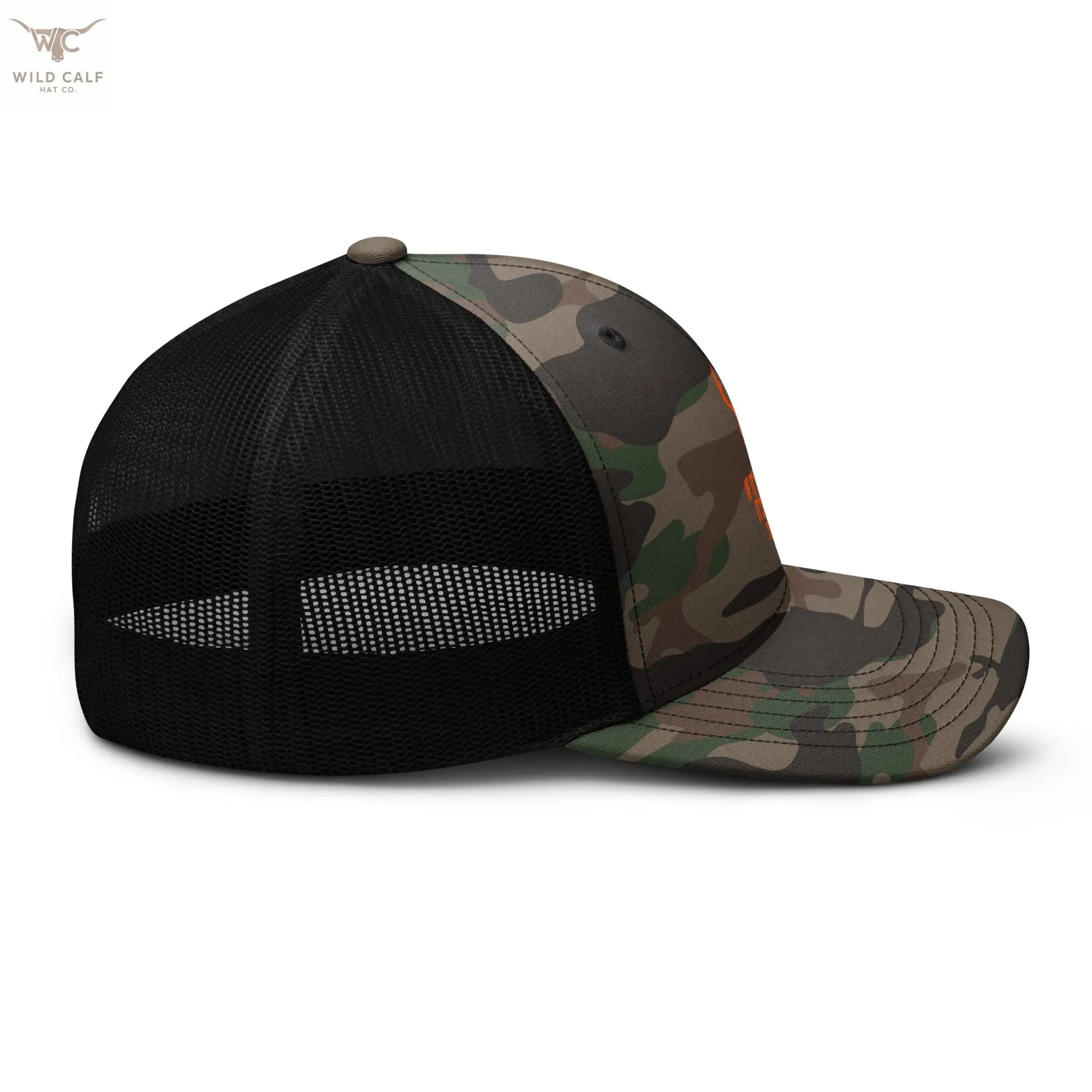 Wild Calf Camouflage trucker hat - Wild Calf Hat Company