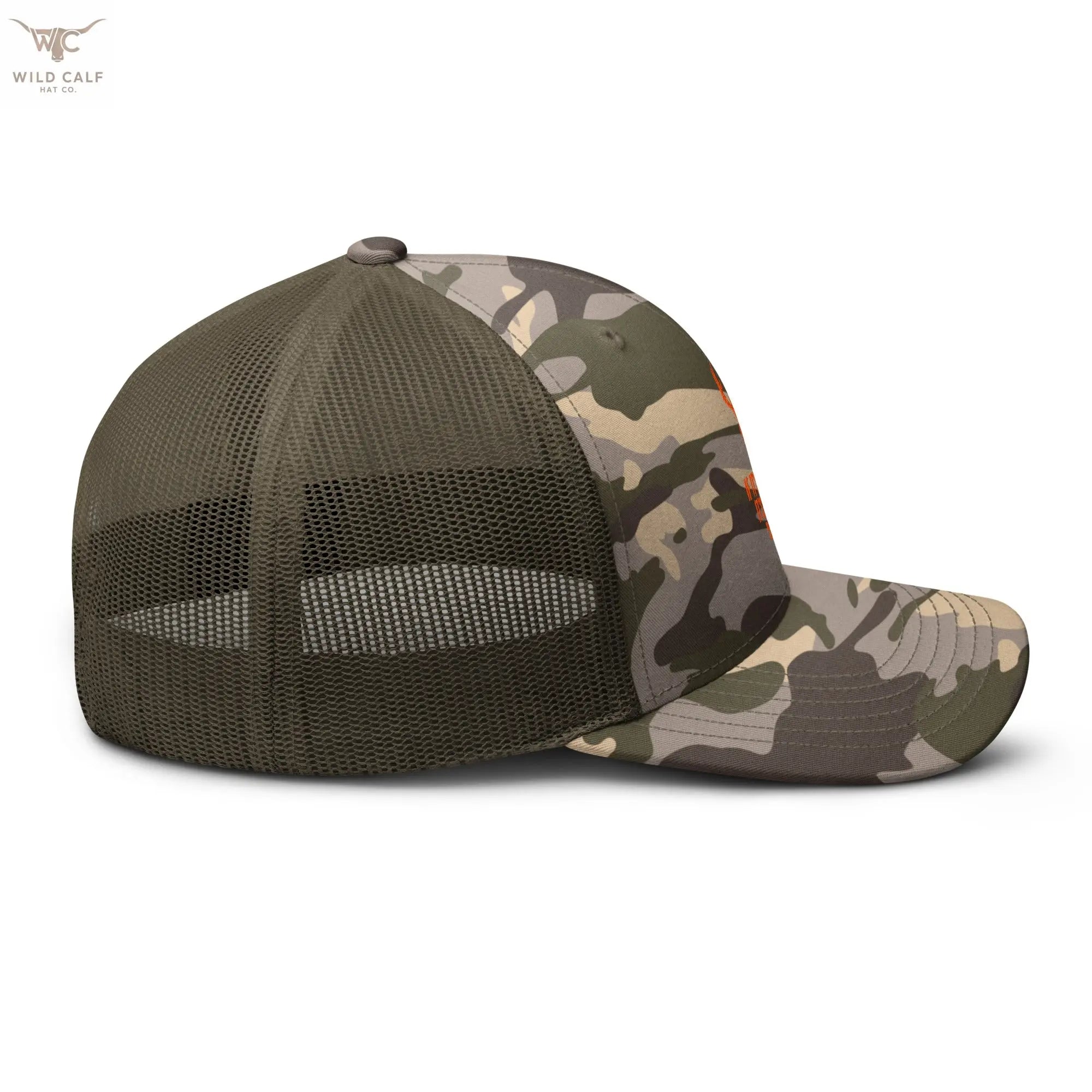 Wild Calf Camouflage trucker hat - Wild Calf Hat Company