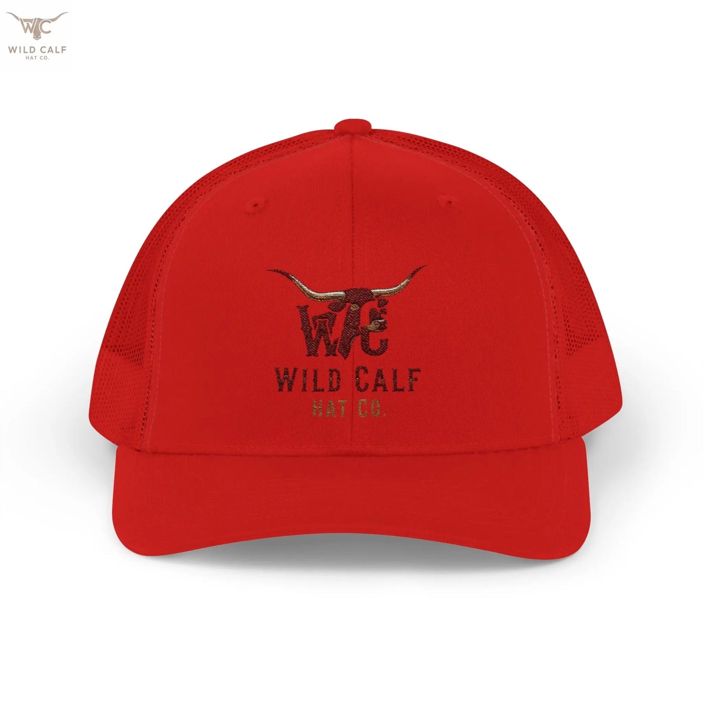 Wild Calf Co. Embroidered Trucker Cap - Wild Calf Hat Company