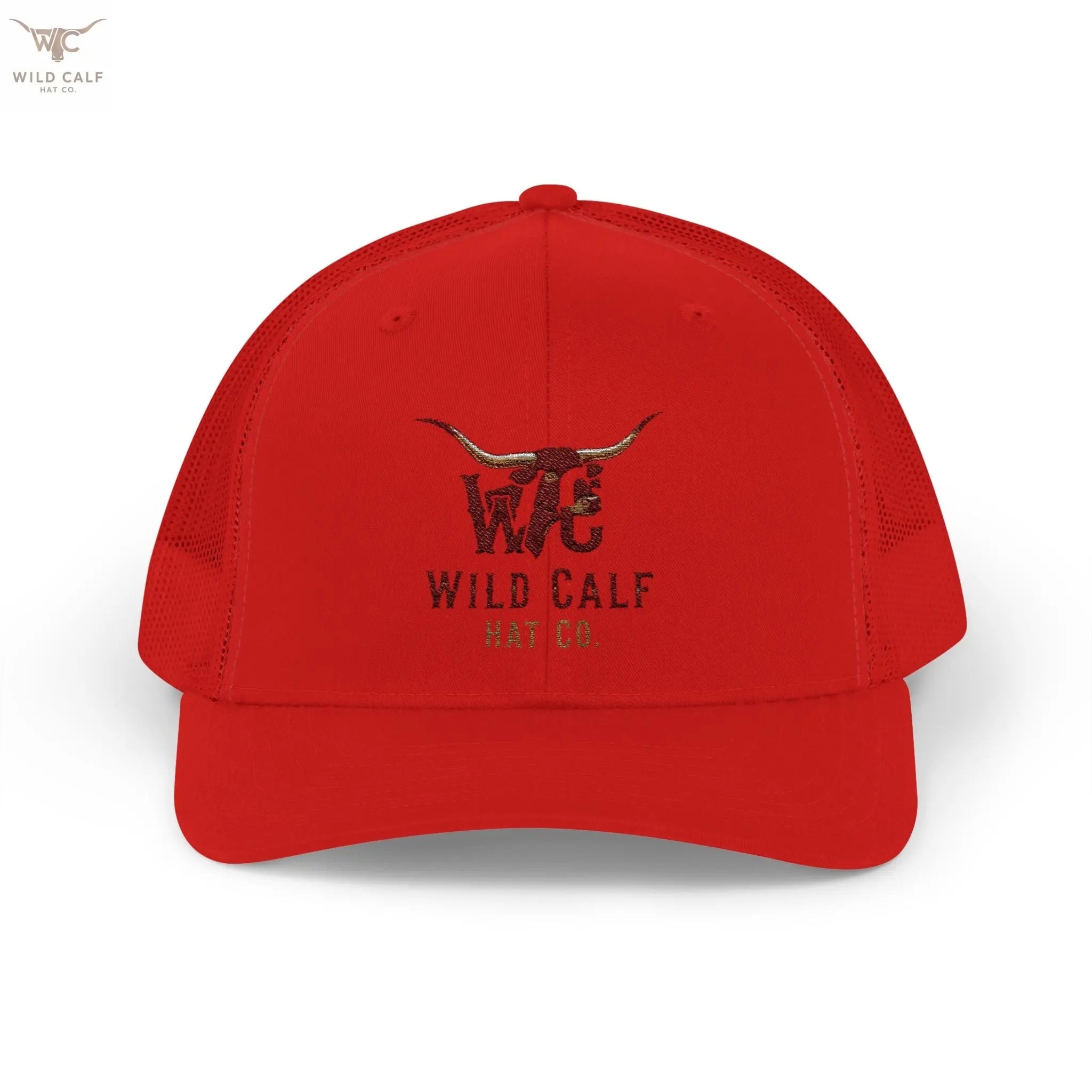 Wild Calf Co. Embroidered Trucker Cap - Wild Calf Hat Company