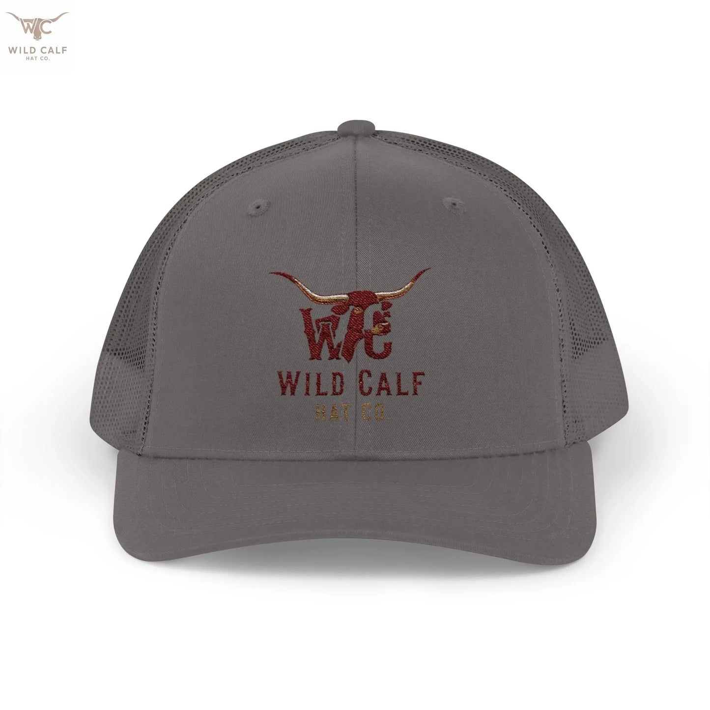 Wild Calf Co. Embroidered Trucker Cap - Wild Calf Hat Company