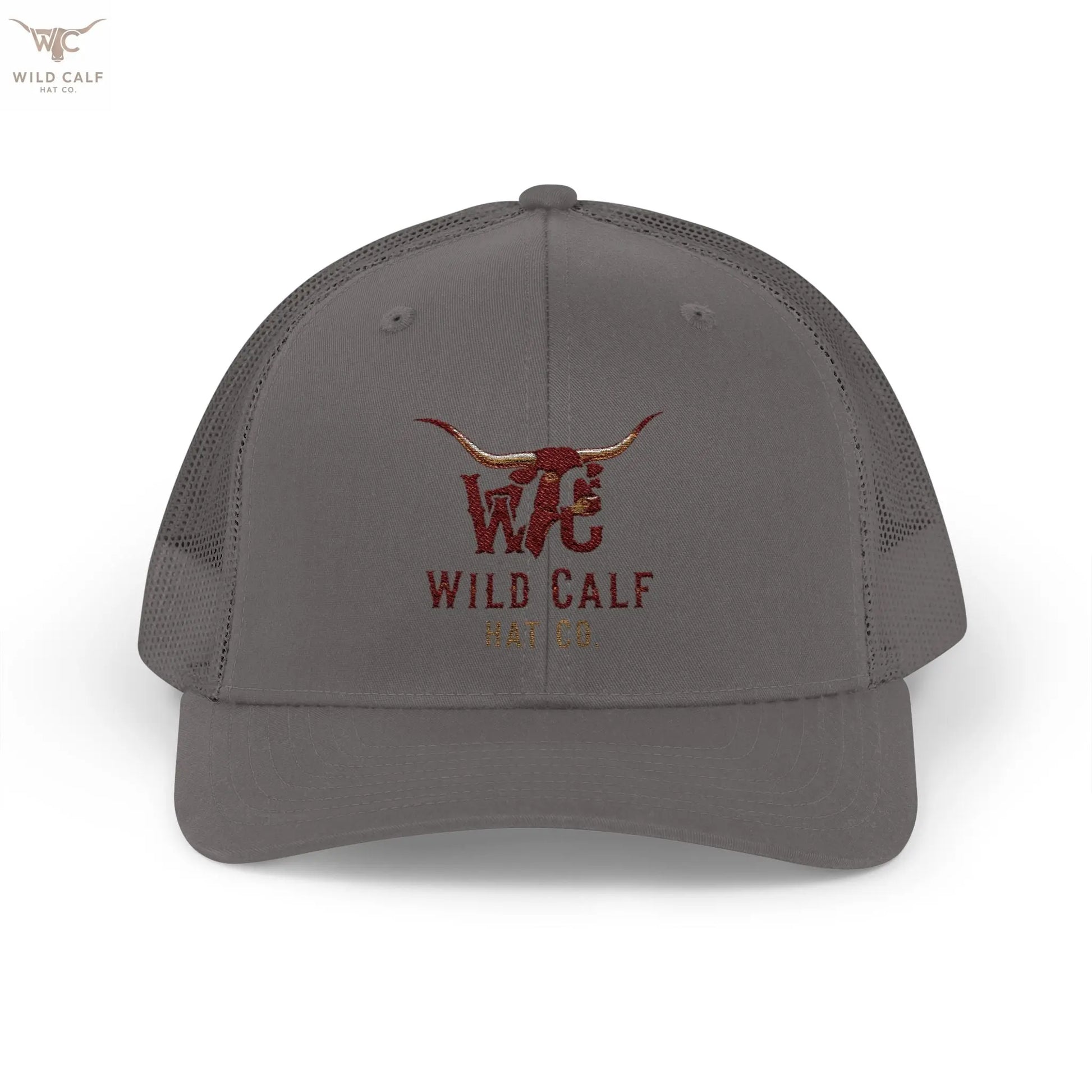 Wild Calf Co. Embroidered Trucker Cap - Wild Calf Hat Company