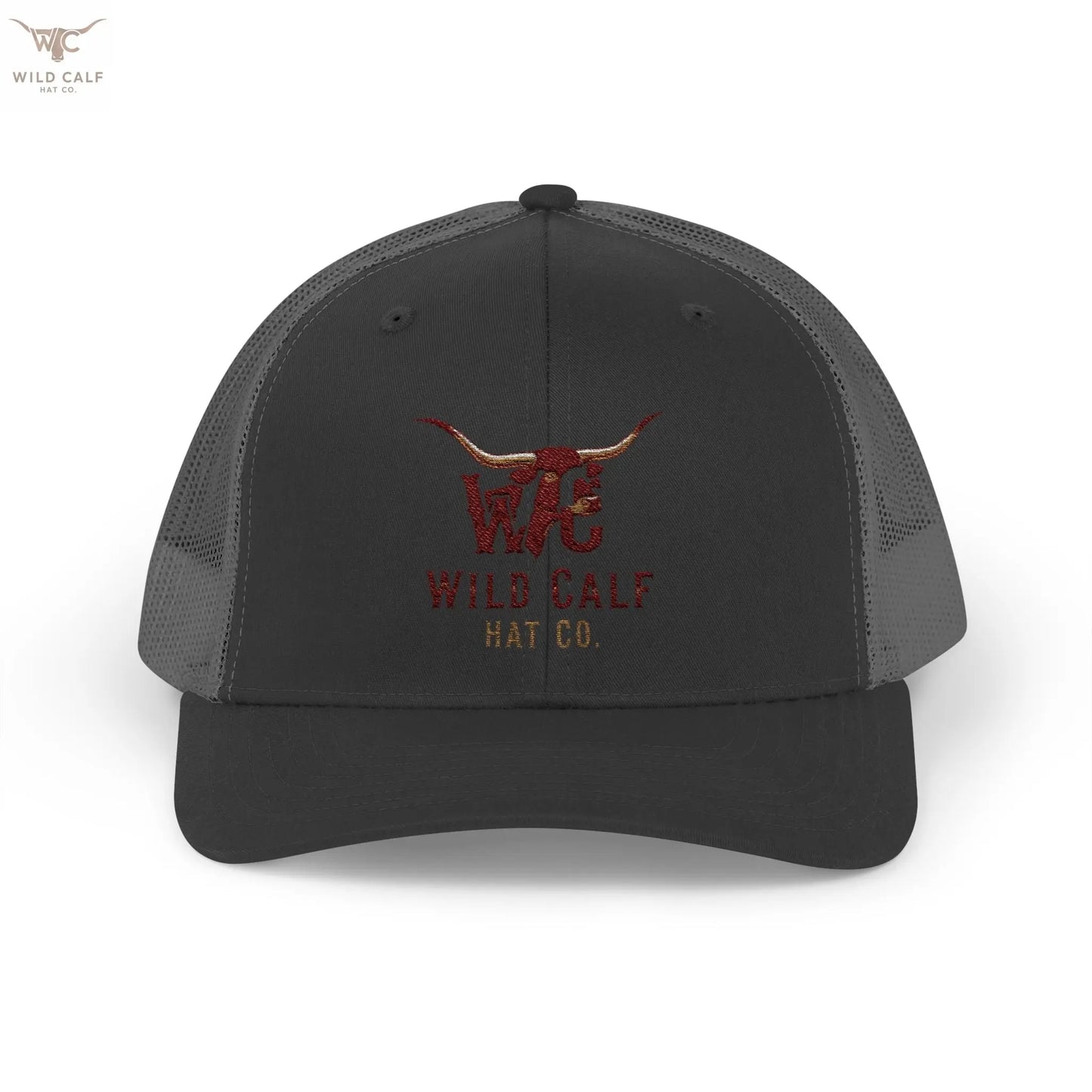 Wild Calf Co. Embroidered Trucker Cap - Wild Calf Hat Company