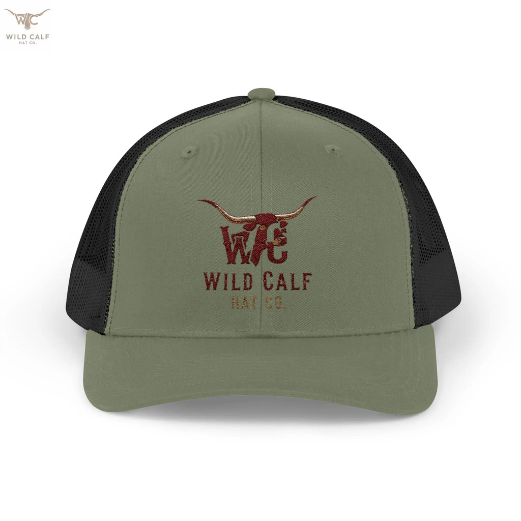 Wild Calf Co. Embroidered Trucker Cap - Wild Calf Hat Company