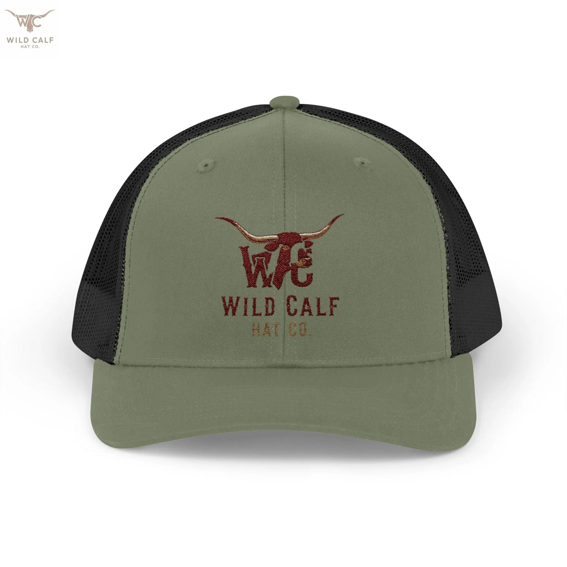 Wild Calf Co. Embroidered Trucker Cap - Wild Calf Hat Company