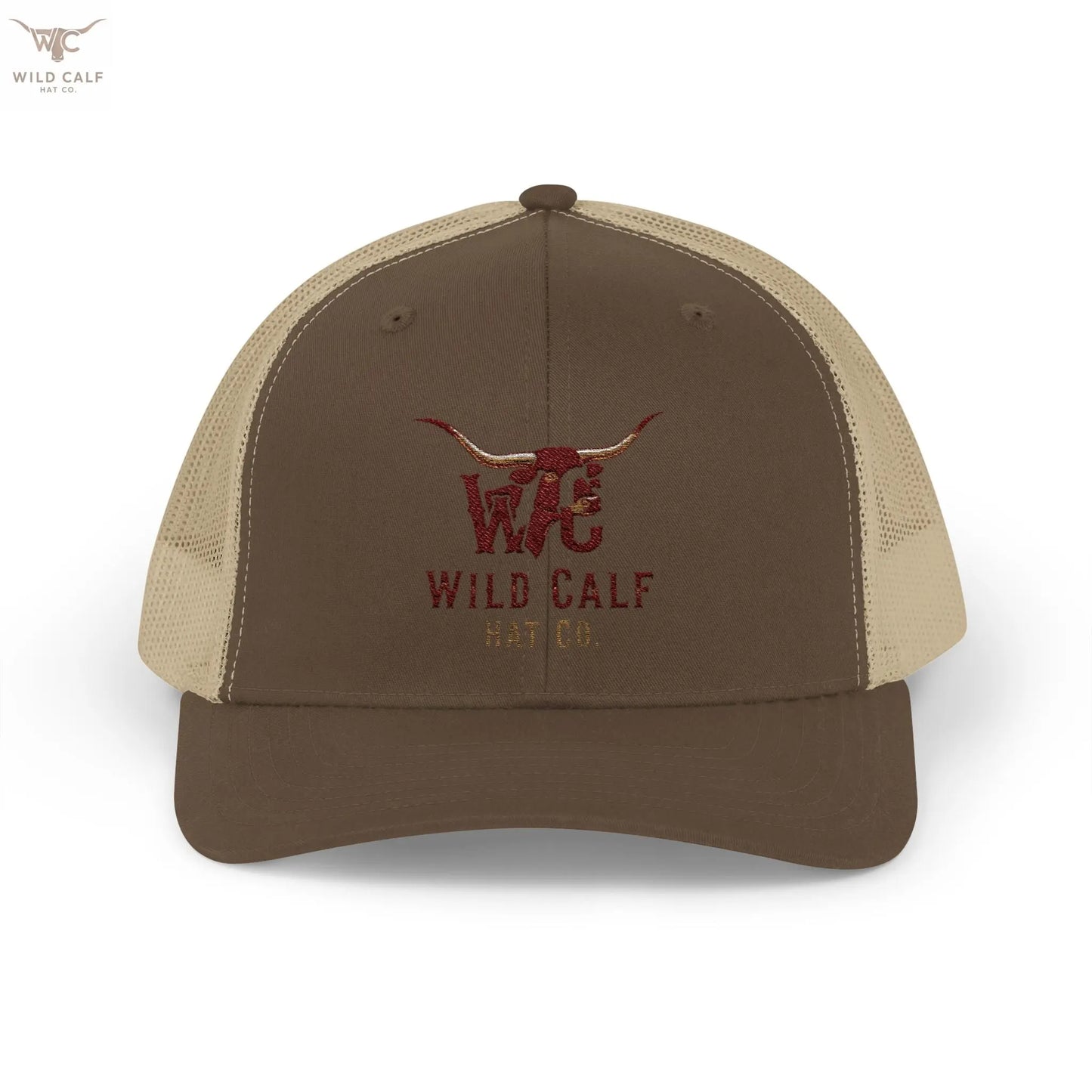 Wild Calf Co. Embroidered Trucker Cap - Wild Calf Hat Company