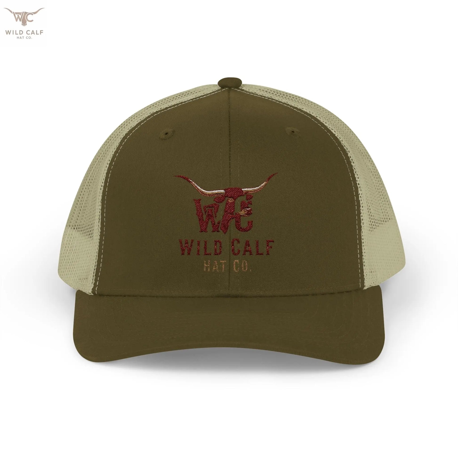 Wild Calf Co. Embroidered Trucker Cap - Wild Calf Hat Company