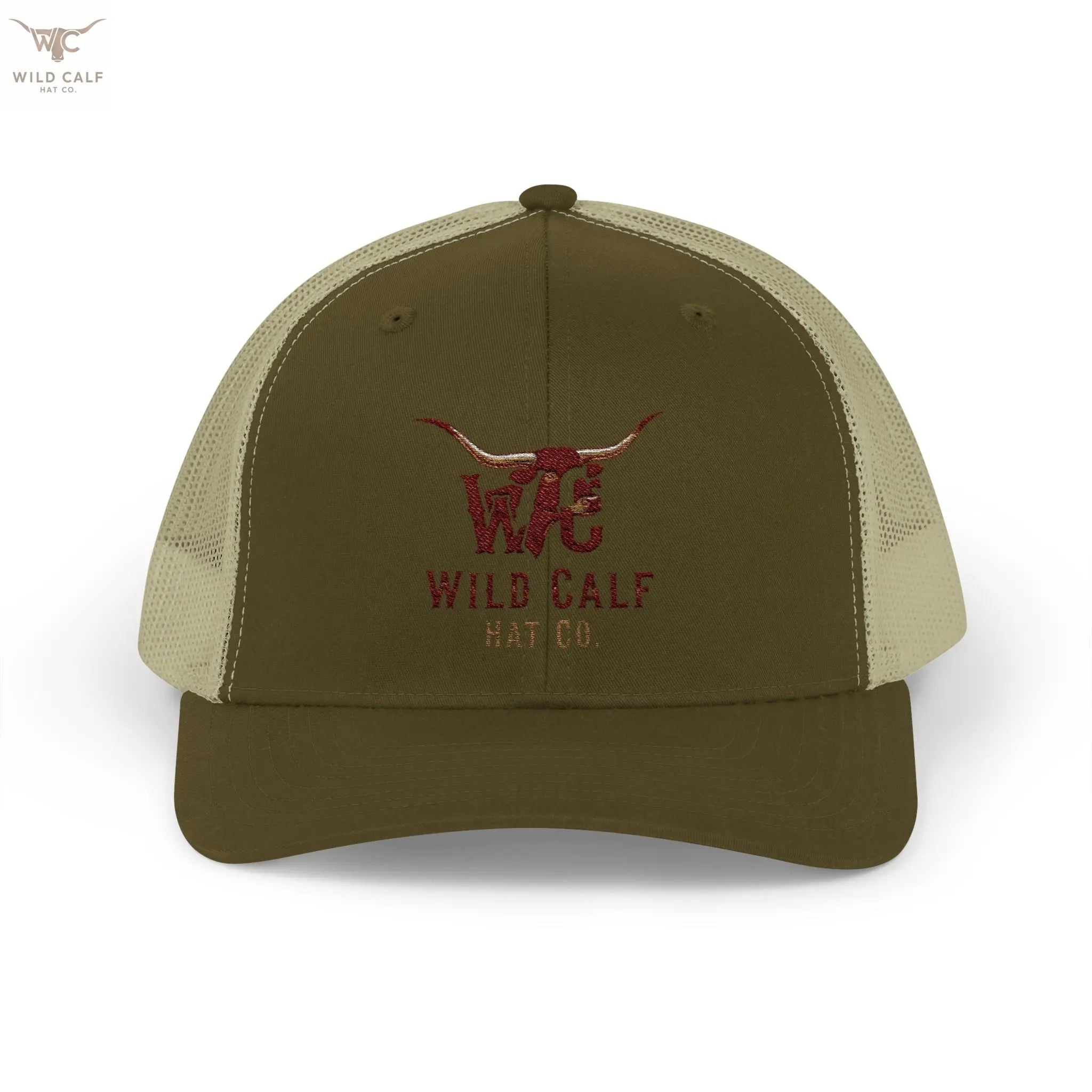 Wild Calf Co. Embroidered Trucker Cap - Wild Calf Hat Company