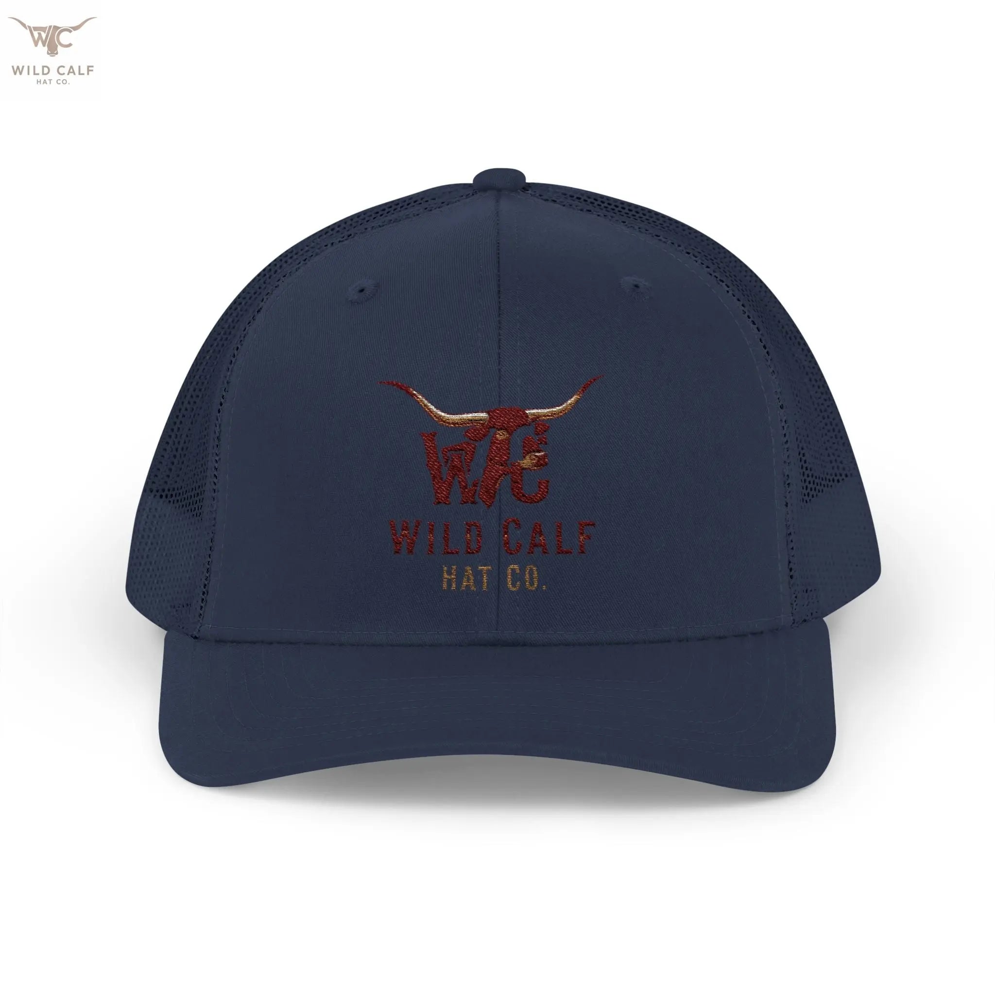 Wild Calf Co. Embroidered Trucker Cap - Wild Calf Hat Company