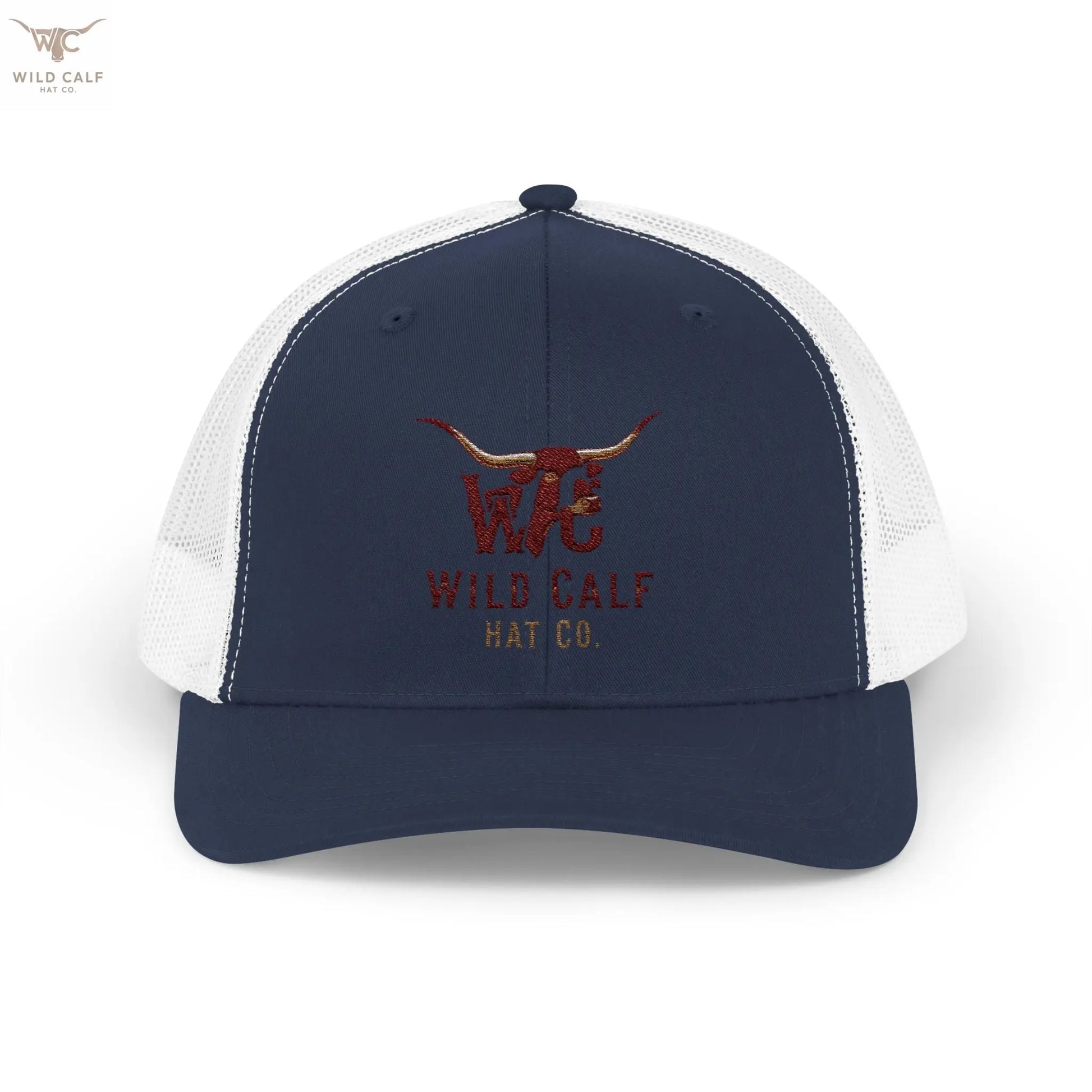 Wild Calf Co. Embroidered Trucker Cap - Wild Calf Hat Company