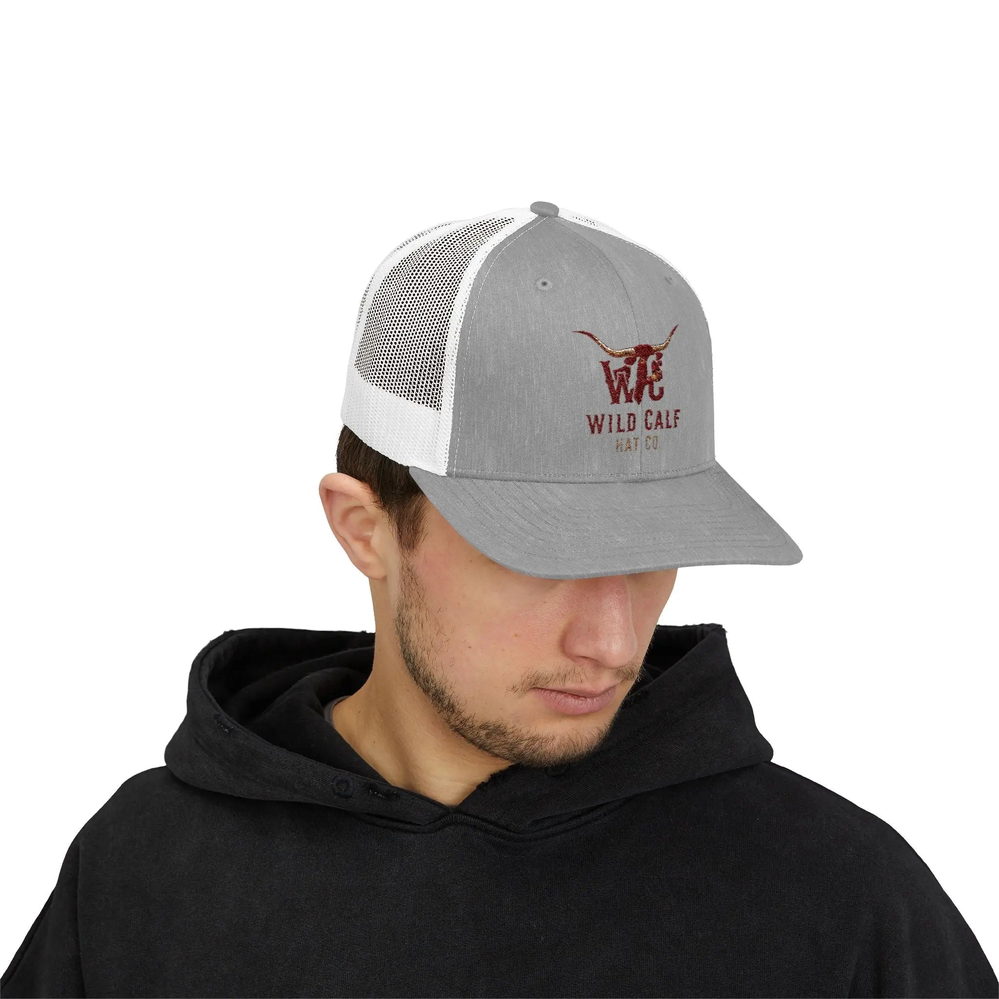 Wild Calf Co. Embroidered Trucker Cap - Wild Calf Hat Company