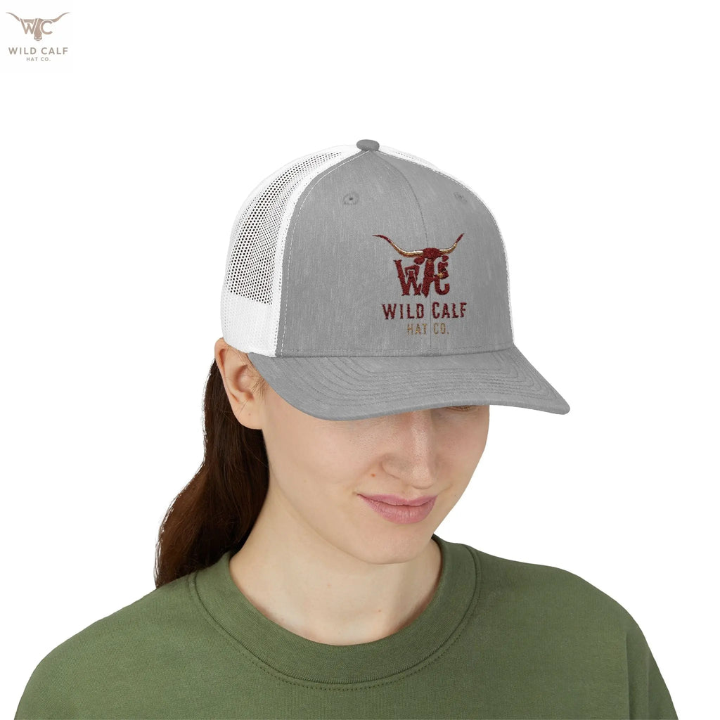 Wild Calf Co. Embroidered Trucker Cap - Wild Calf Hat Company