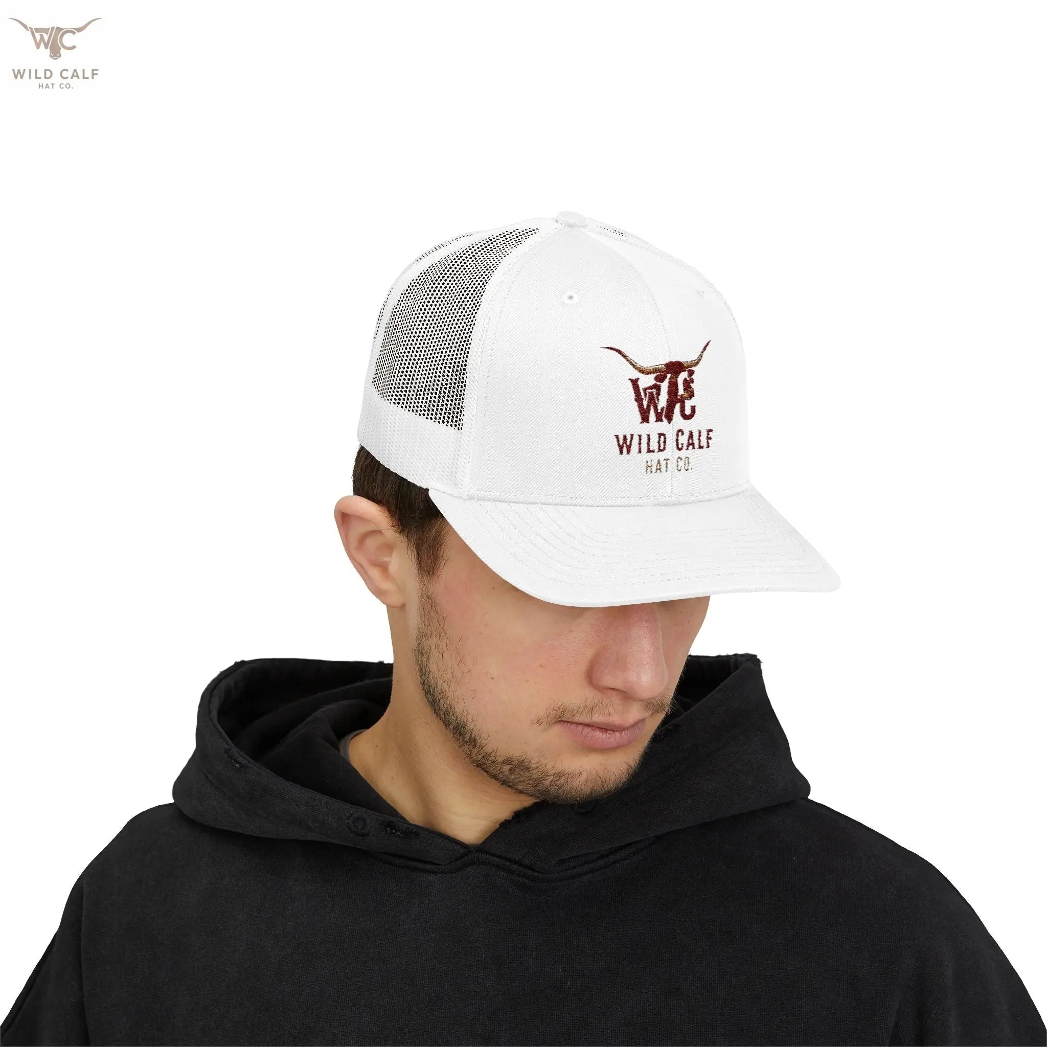 Wild Calf Co. Embroidered Trucker Cap - Wild Calf Hat Company