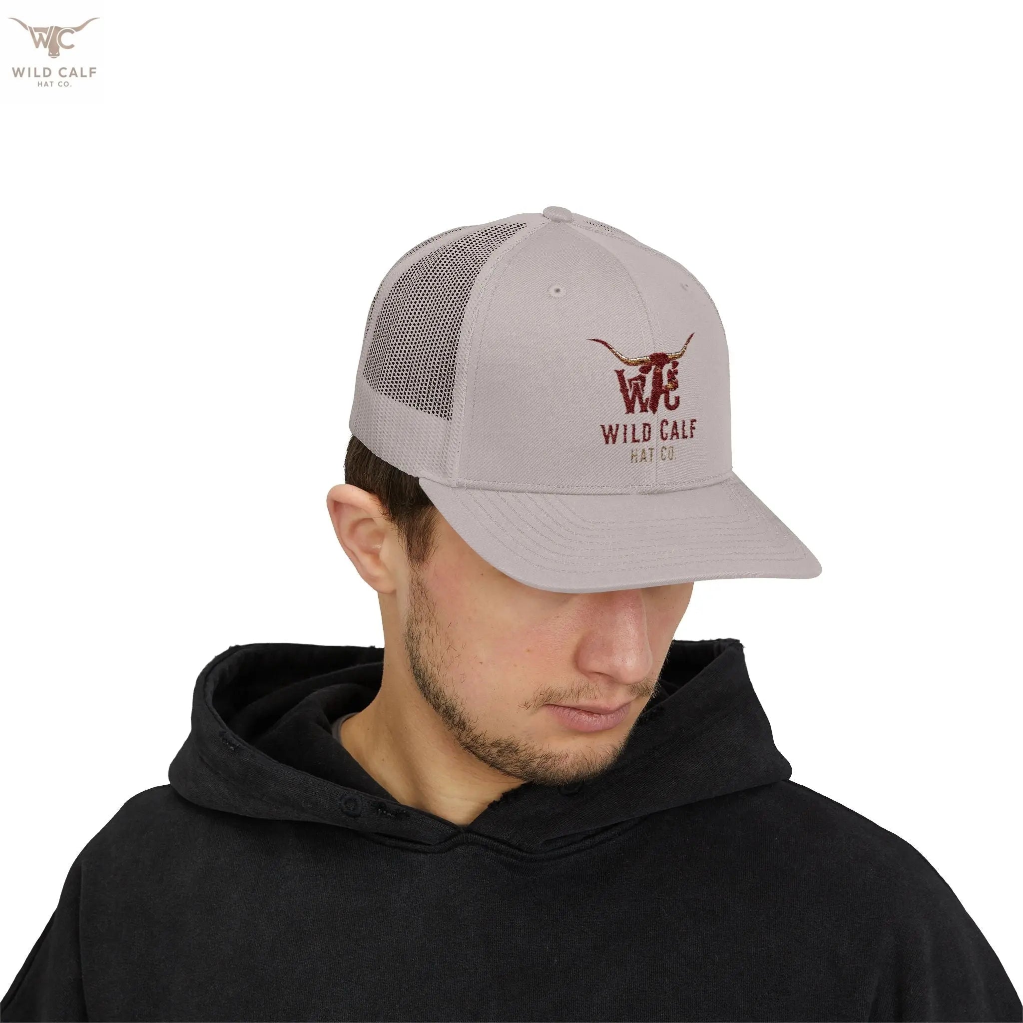 Wild Calf Co. Embroidered Trucker Cap - Wild Calf Hat Company