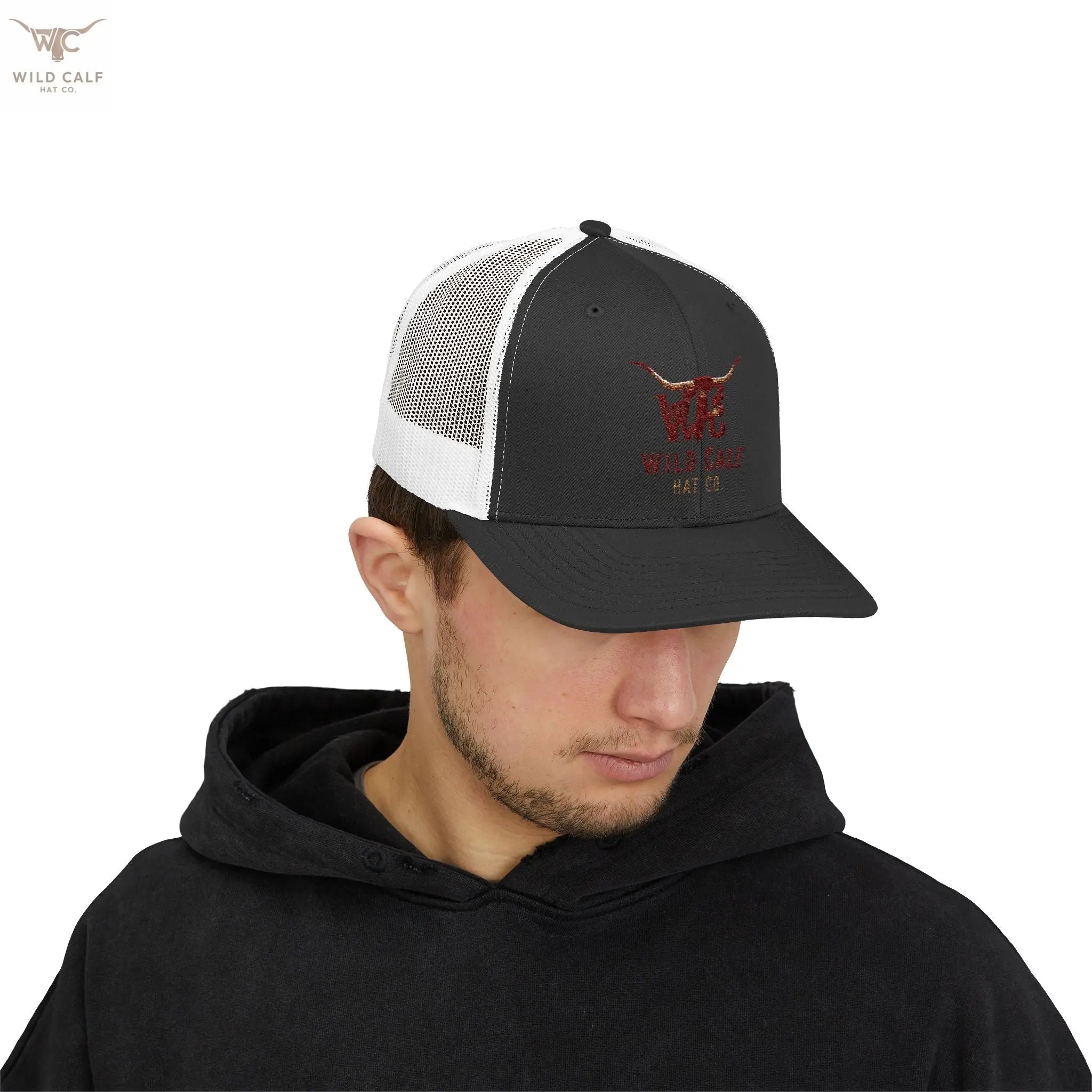 Wild Calf Co. Embroidered Trucker Cap - Wild Calf Hat Company
