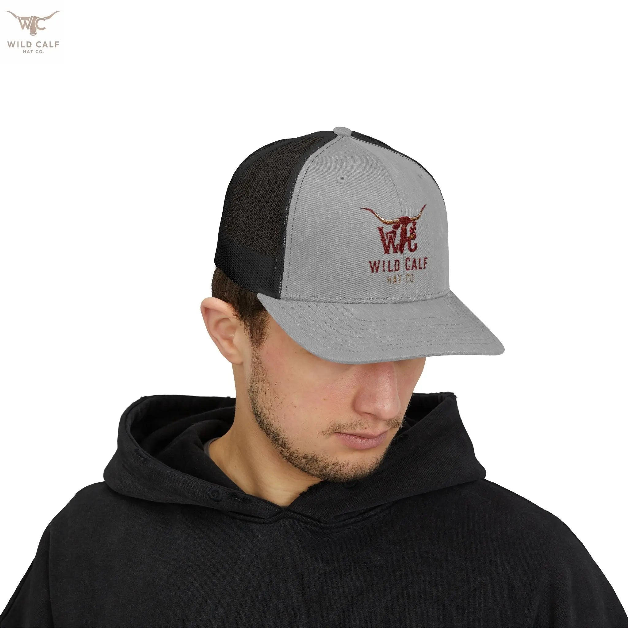 Wild Calf Co. Embroidered Trucker Cap - Wild Calf Hat Company
