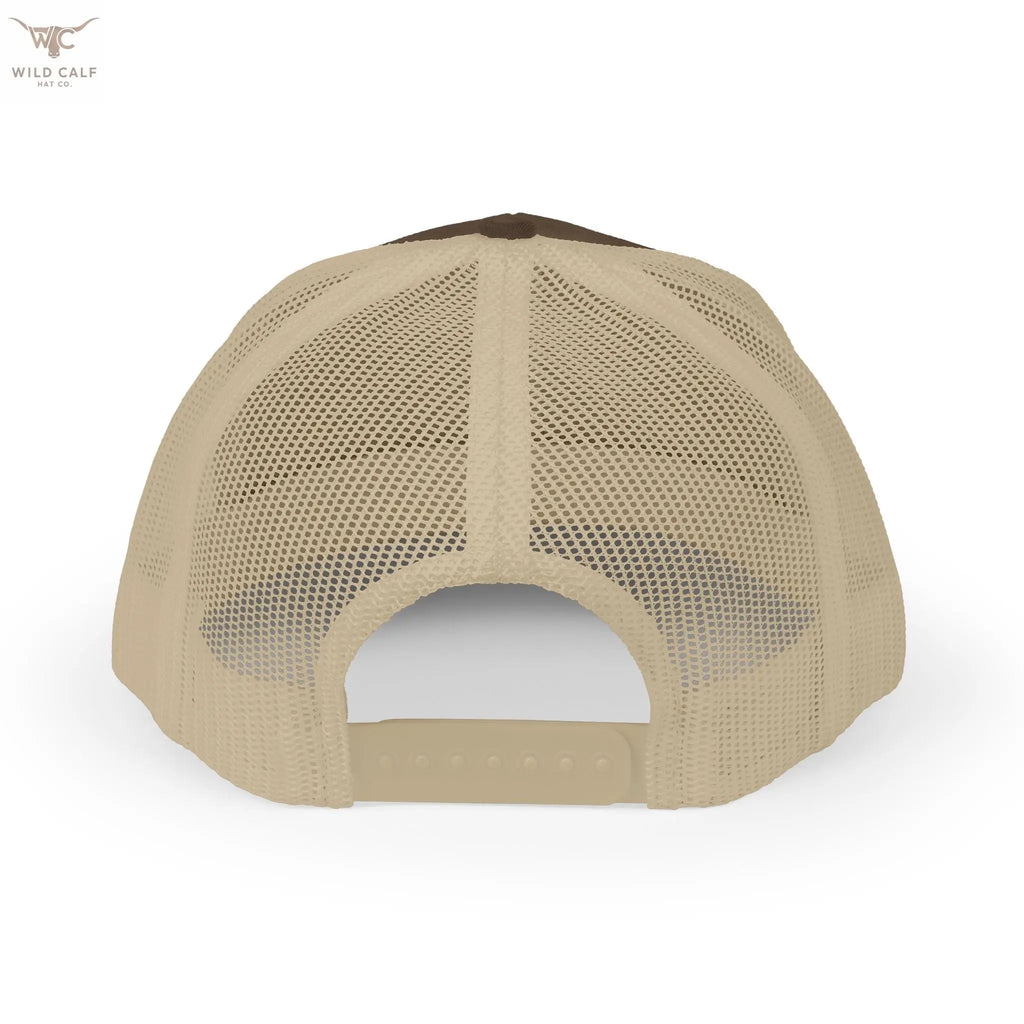 Wild Calf Co. Embroidered Trucker Cap - Wild Calf Hat Company
