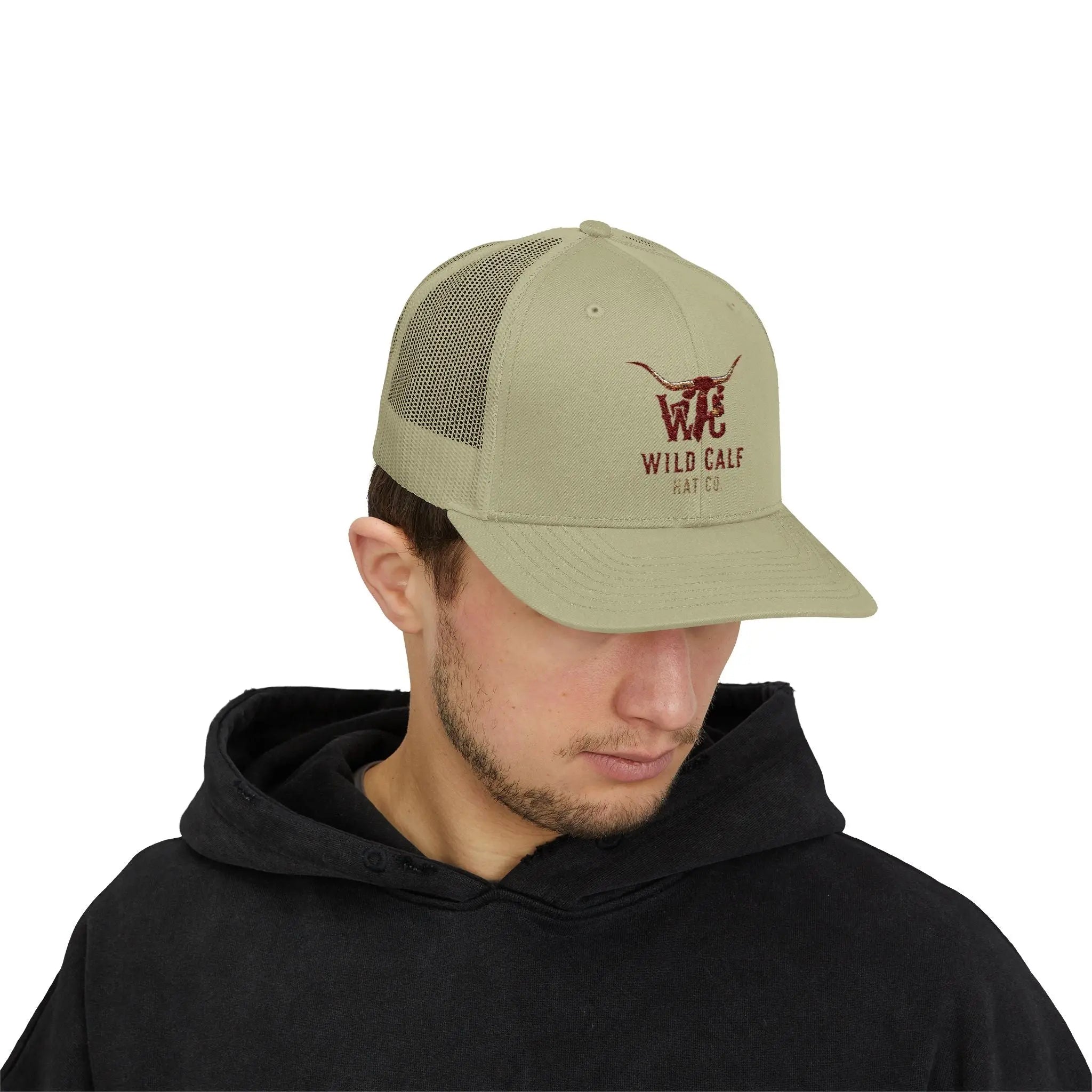 Wild Calf Co. Embroidered Trucker Cap - Wild Calf Hat Company