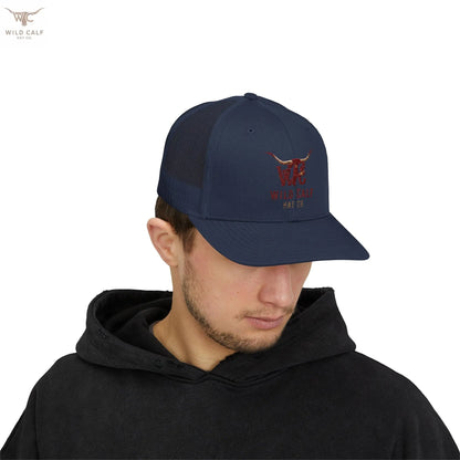 Wild Calf Co. Embroidered Trucker Cap - Wild Calf Hat Company