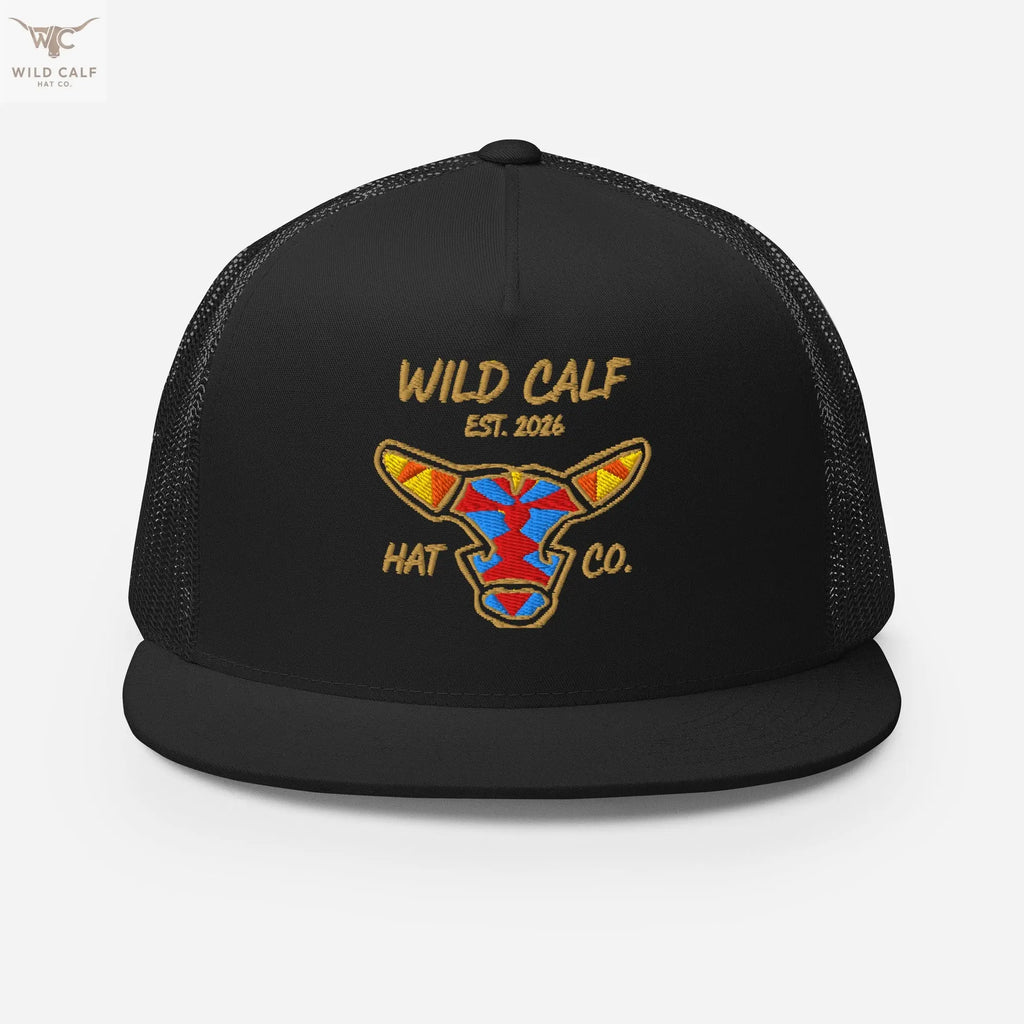 Wild Calf Emblem Trucker Cap - Wild Calf Hat Company