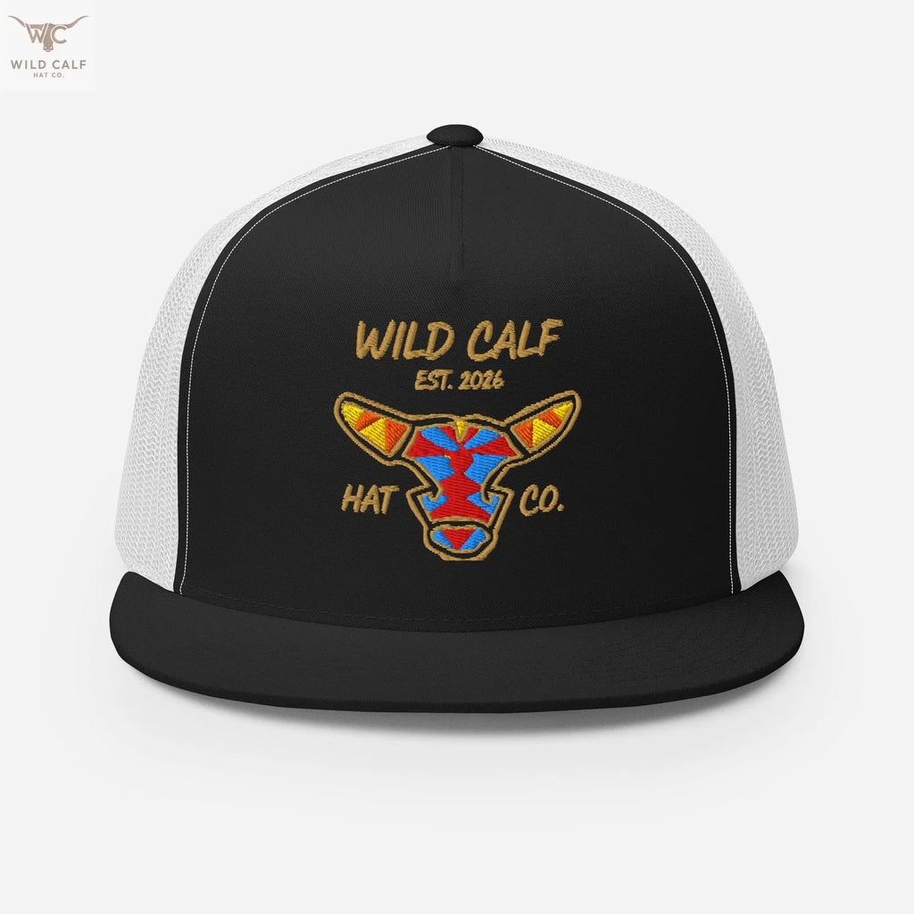 Wild Calf Emblem Trucker Cap - Wild Calf Hat Company