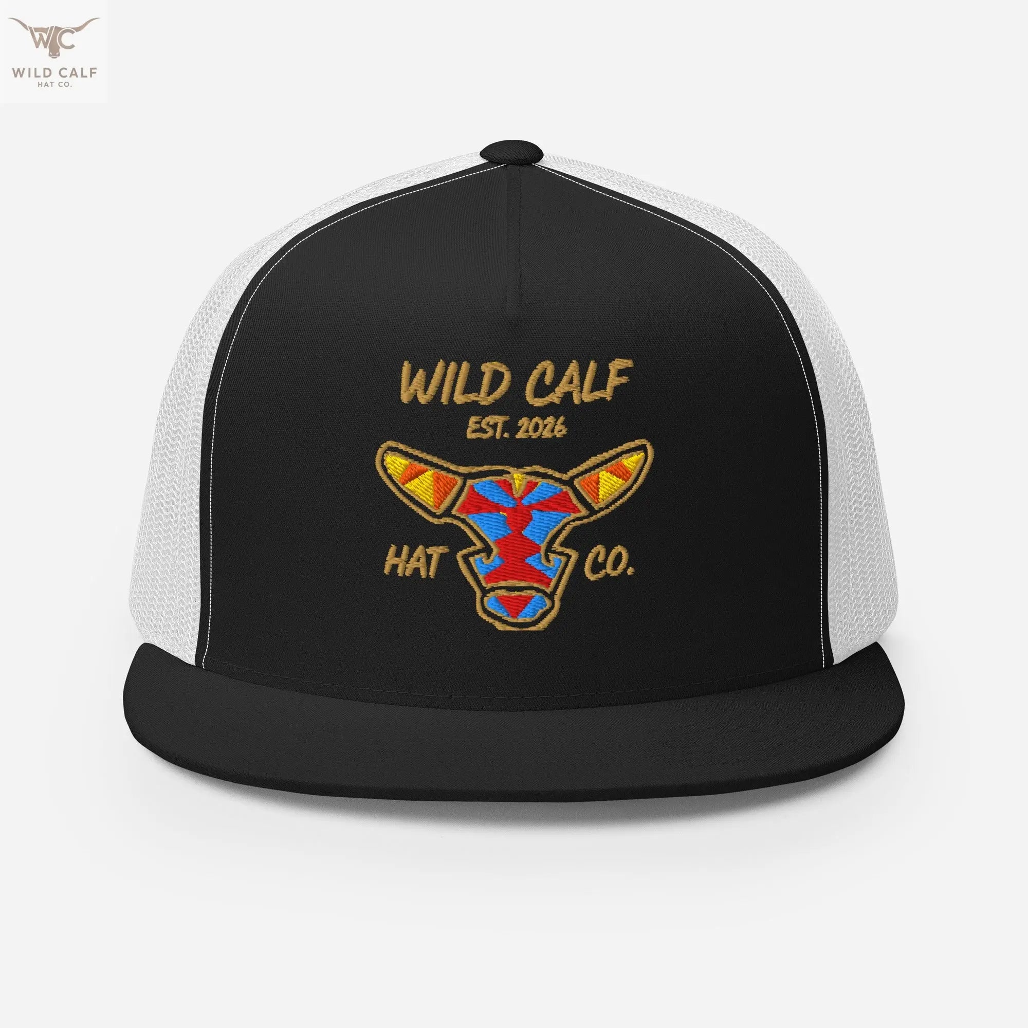 Wild Calf Emblem Trucker Cap - Wild Calf Hat Company