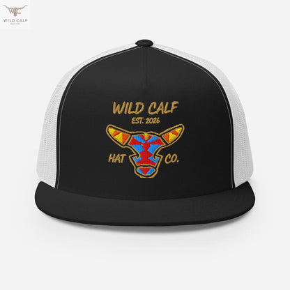 Wild Calf Emblem Trucker Cap - Wild Calf Hat Company