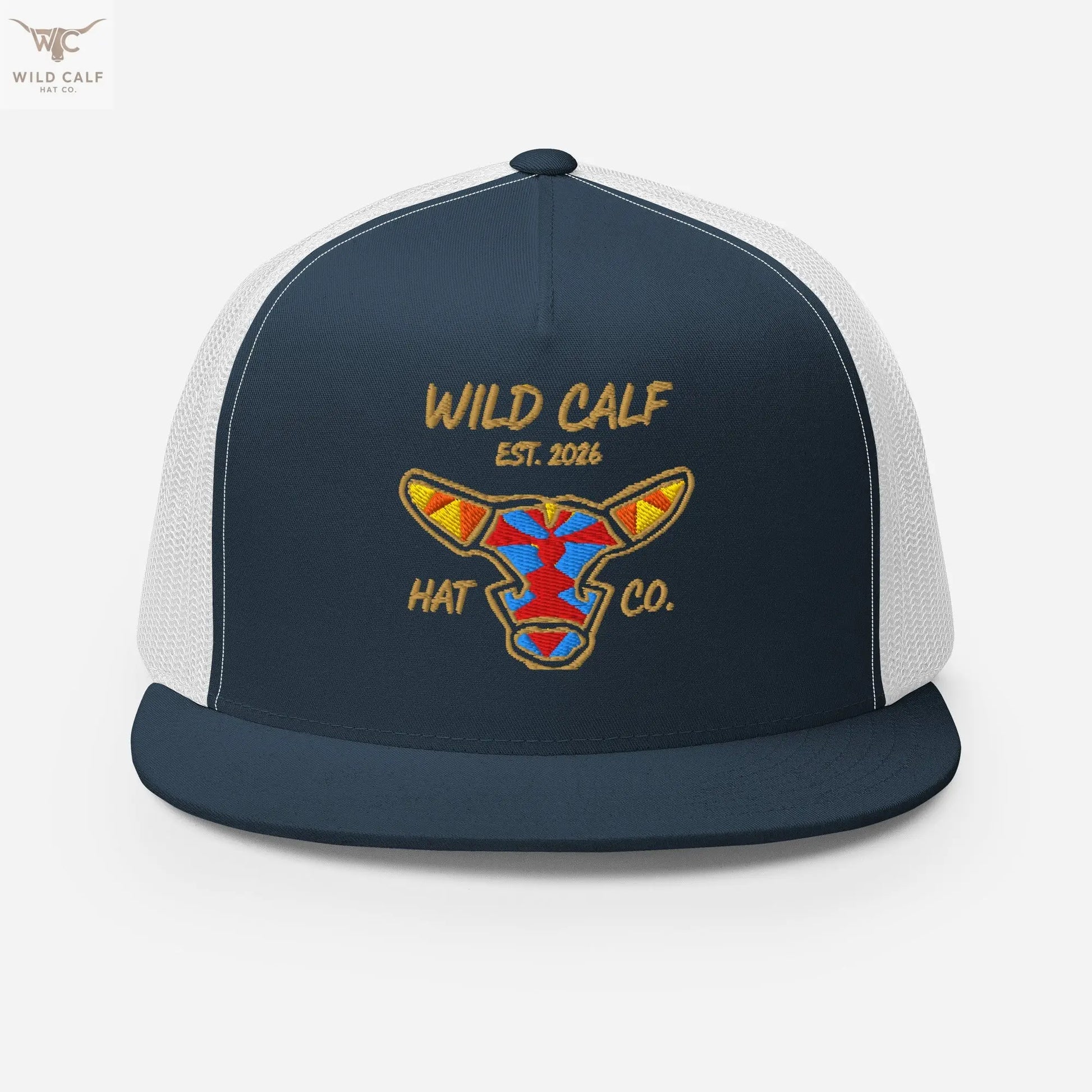 Wild Calf Emblem Trucker Cap - Wild Calf Hat Company