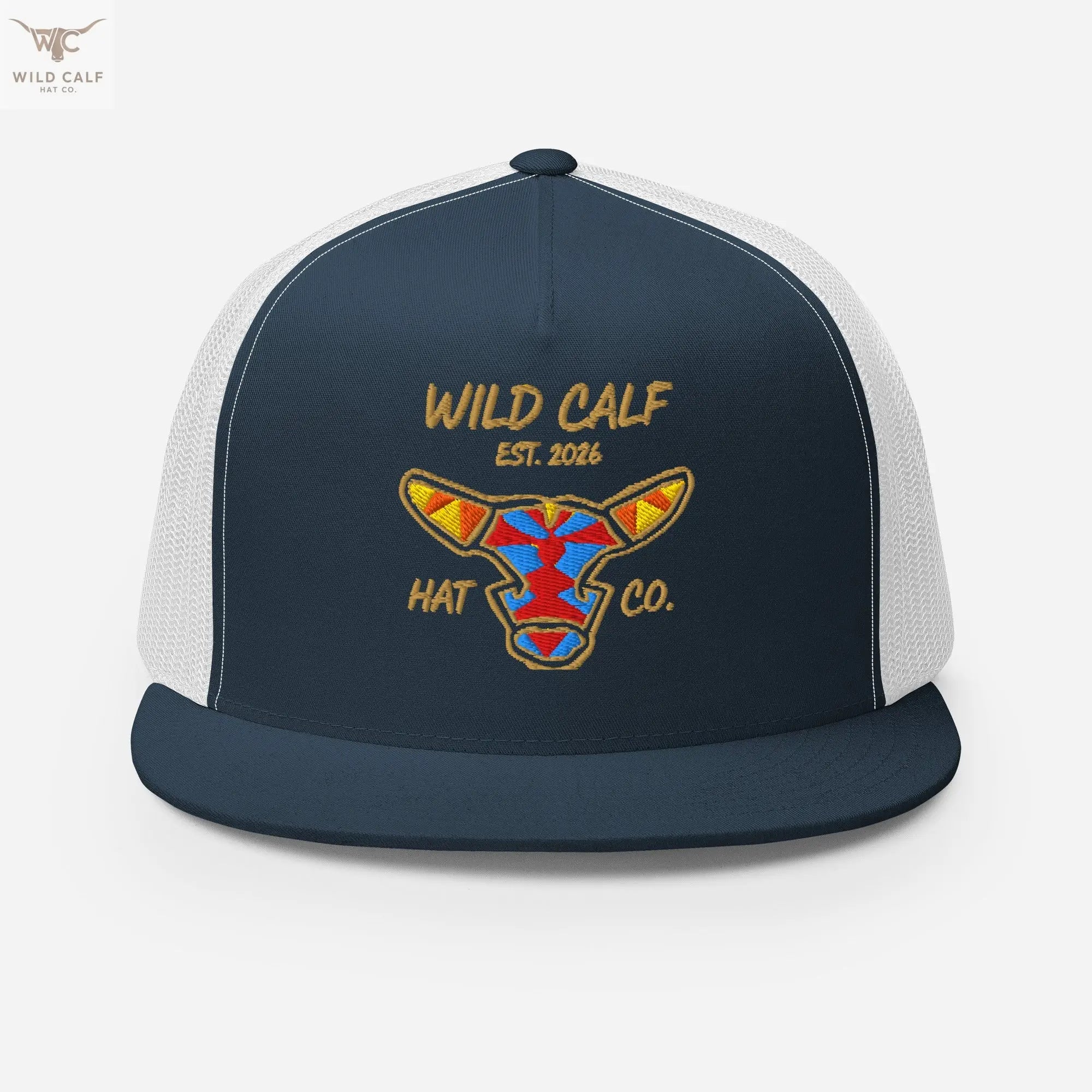 Wild Calf Emblem Trucker Cap - Wild Calf Hat Company