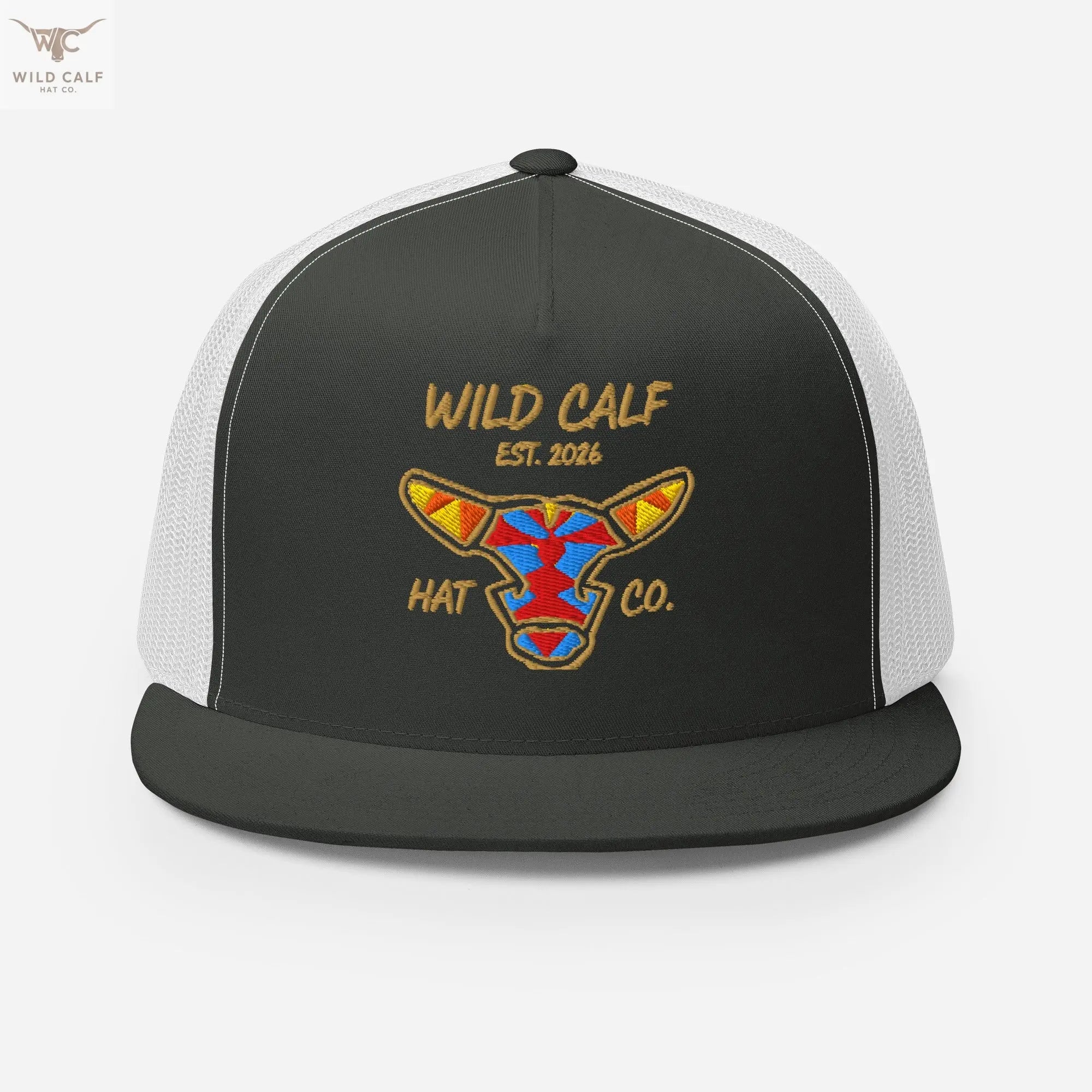 Wild Calf Emblem Trucker Cap - Wild Calf Hat Company