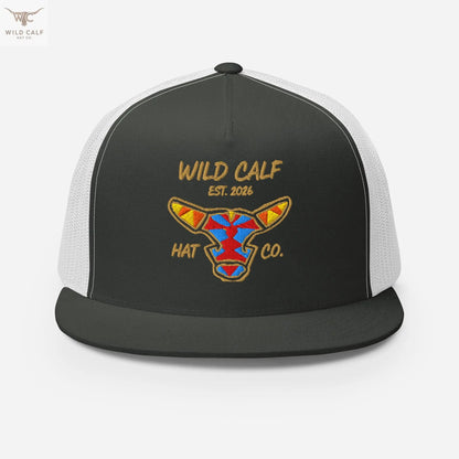 Wild Calf Emblem Trucker Cap - Wild Calf Hat Company